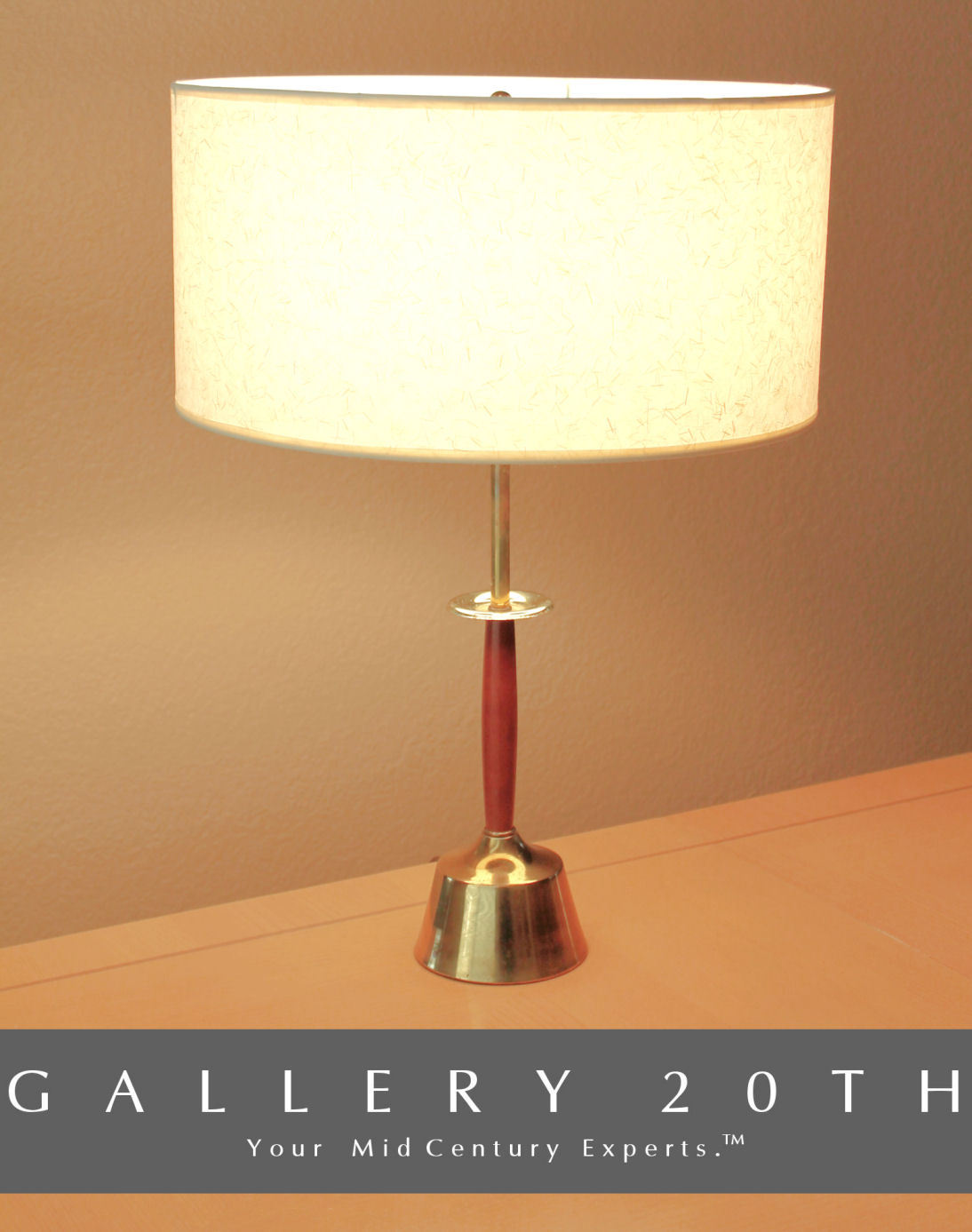 STYLISH! MCM DANISH WALNUT BRASS DESK LAMP! 50S 60S LIGHT VTG ATOMIC MID CENTURY