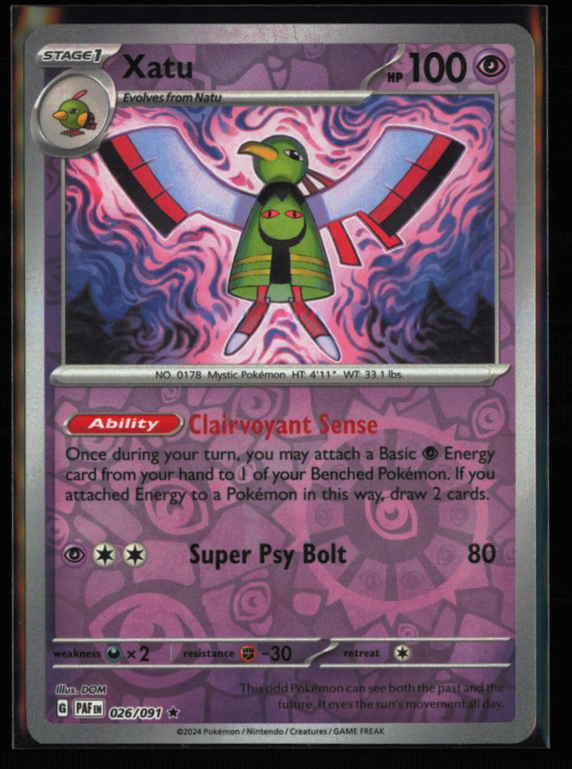 SV: Paldean Fates #026/091 Xatu