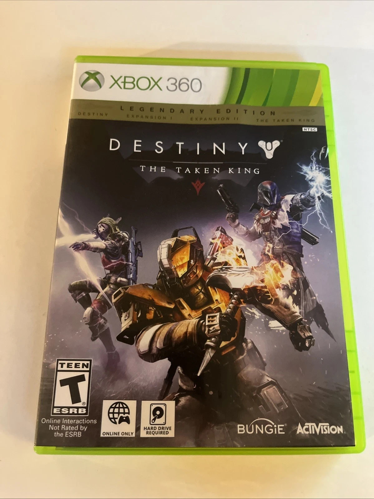 Destiny: The Taken King Legendary Xbox 360 Authentic Replacement Case Only