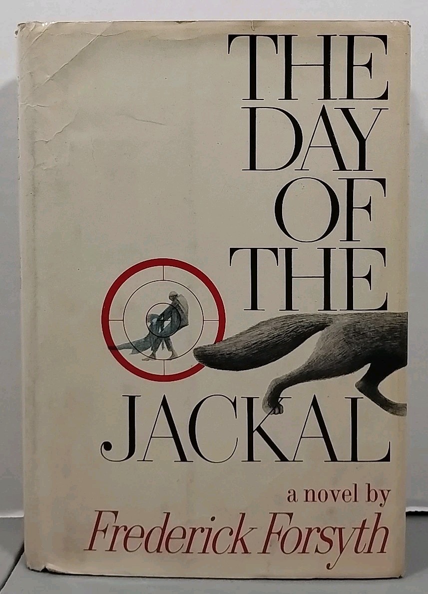 Day of the Jackal by Frederick Forsyth 1971 1st Edition 4th Print Hardcover w/DJ