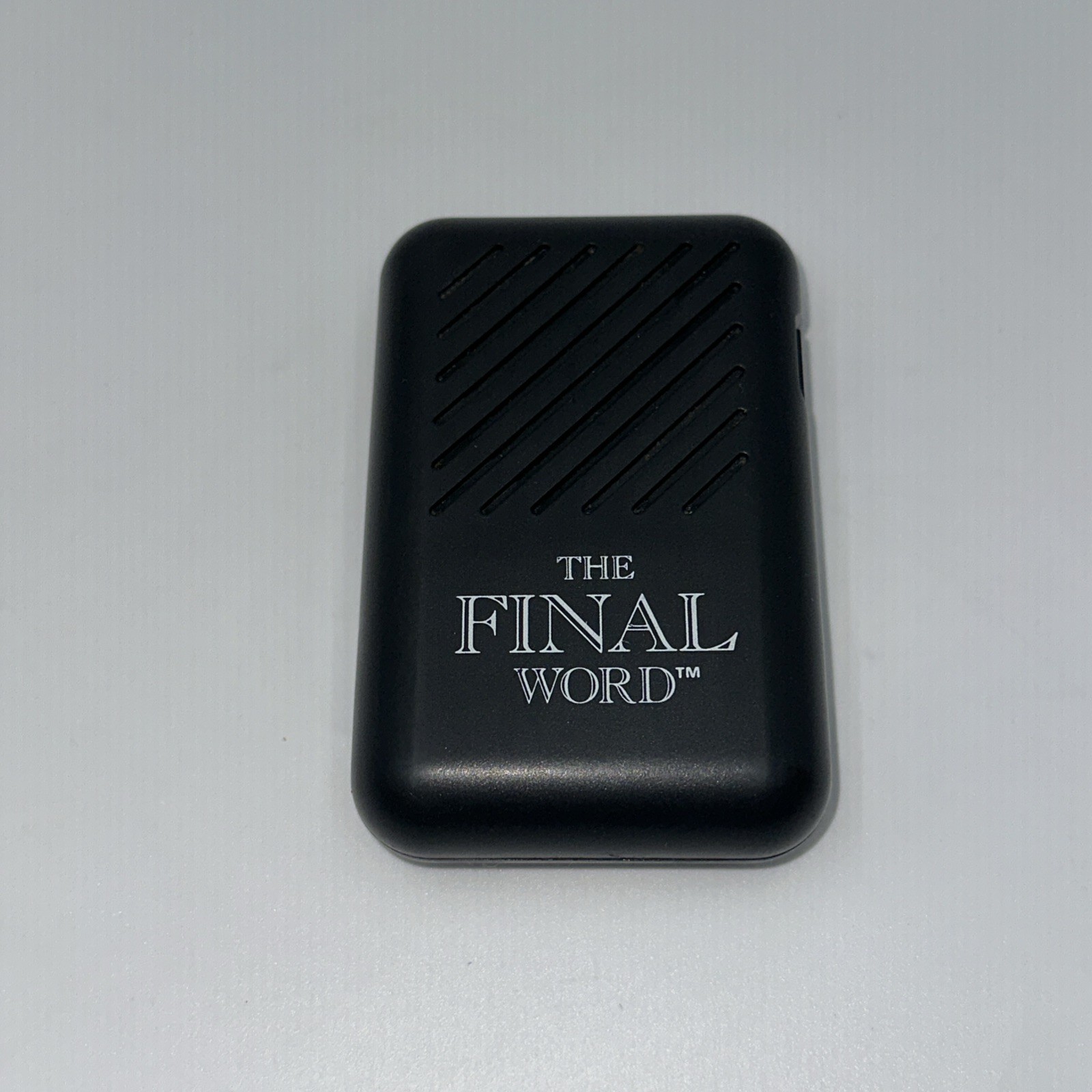 "THE FINAL WORD" 1990 Banning Insult Phrase Voice Box  / Works / VINTAGE