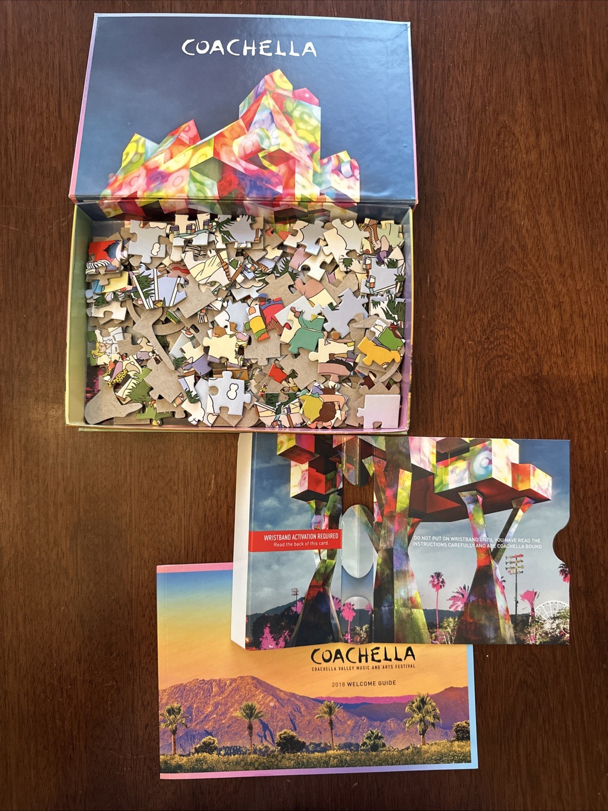 Coachella 2018 Weekend 2 Collectibles Box - Welcome Guide + Puzzle