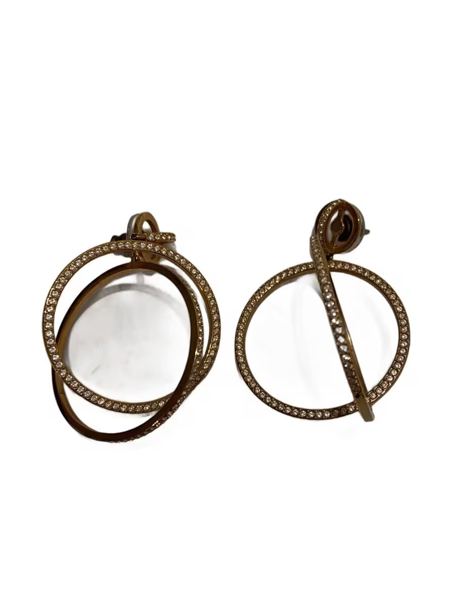 Swarovski Earrings Color Stone Gld Ladies M1q86