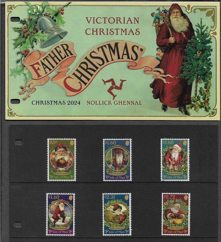 ISLE OF MAN VICTORIAN CHRISTMAS PRESENTATION PACK MNH 2024        **OFFERS **