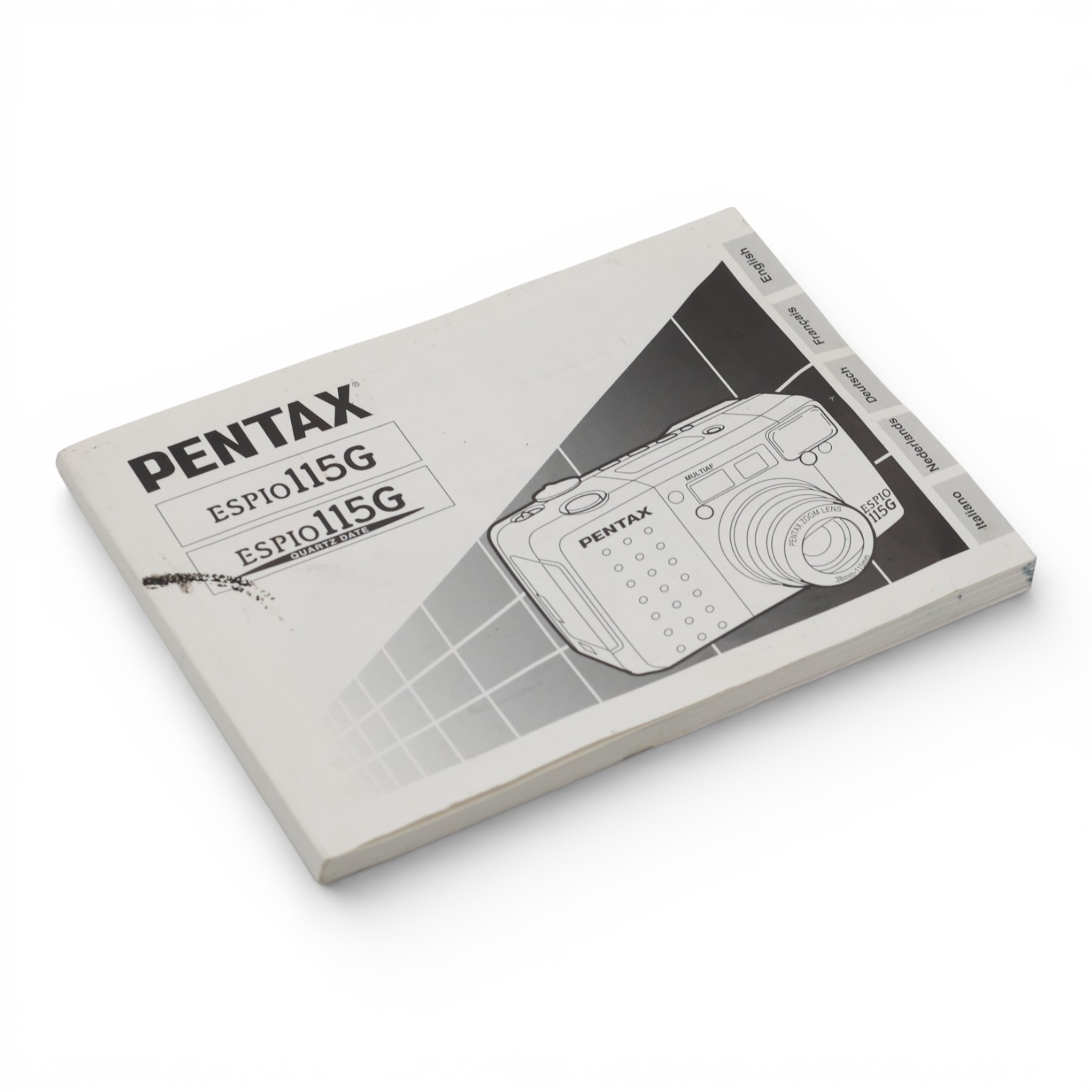 Pentax Espio 115G Quartz Date Manual