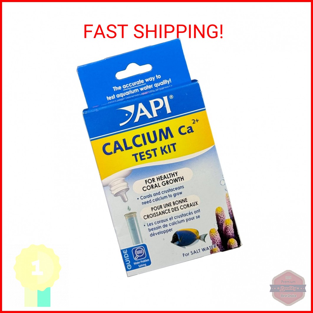 API CALCIUM TEST KIT Saltwater Aquarium Water 1-Count Test Kit