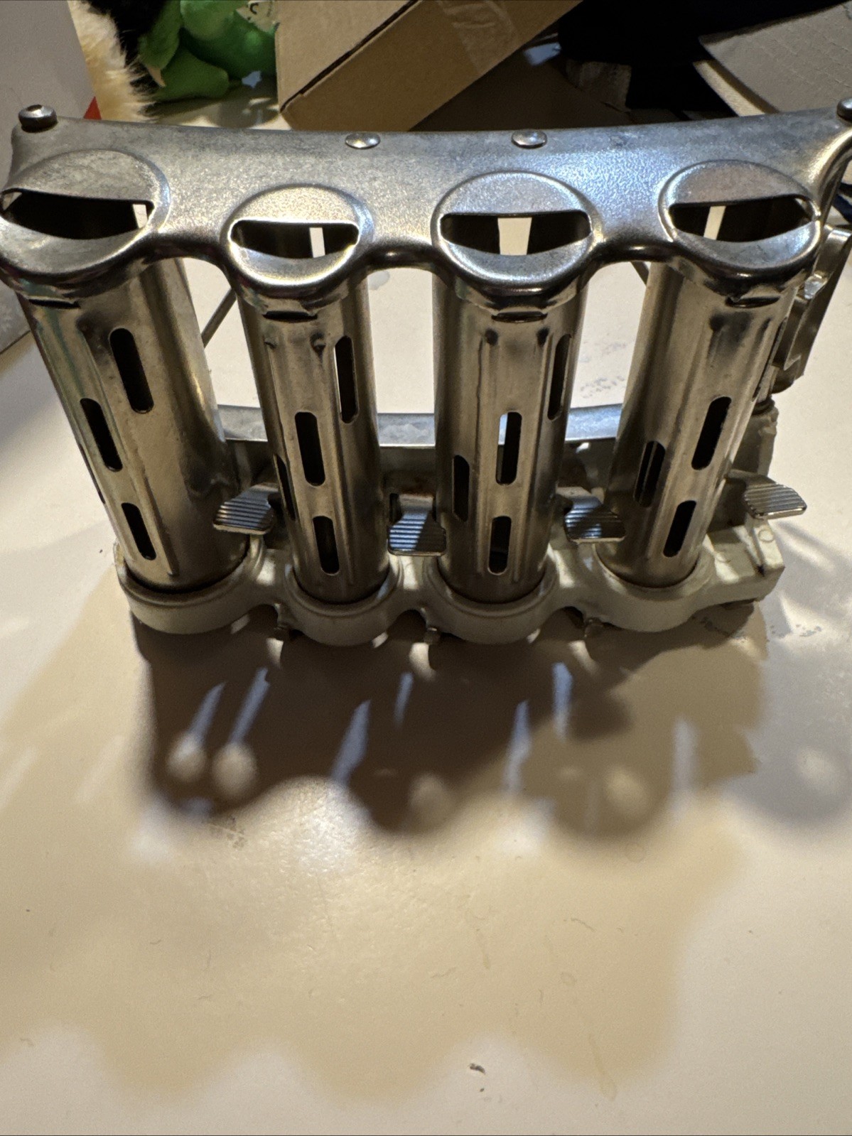 Metal Coin Change Dispenser 4 Barrel-Pennies, Nickels, Dimes & Quarters