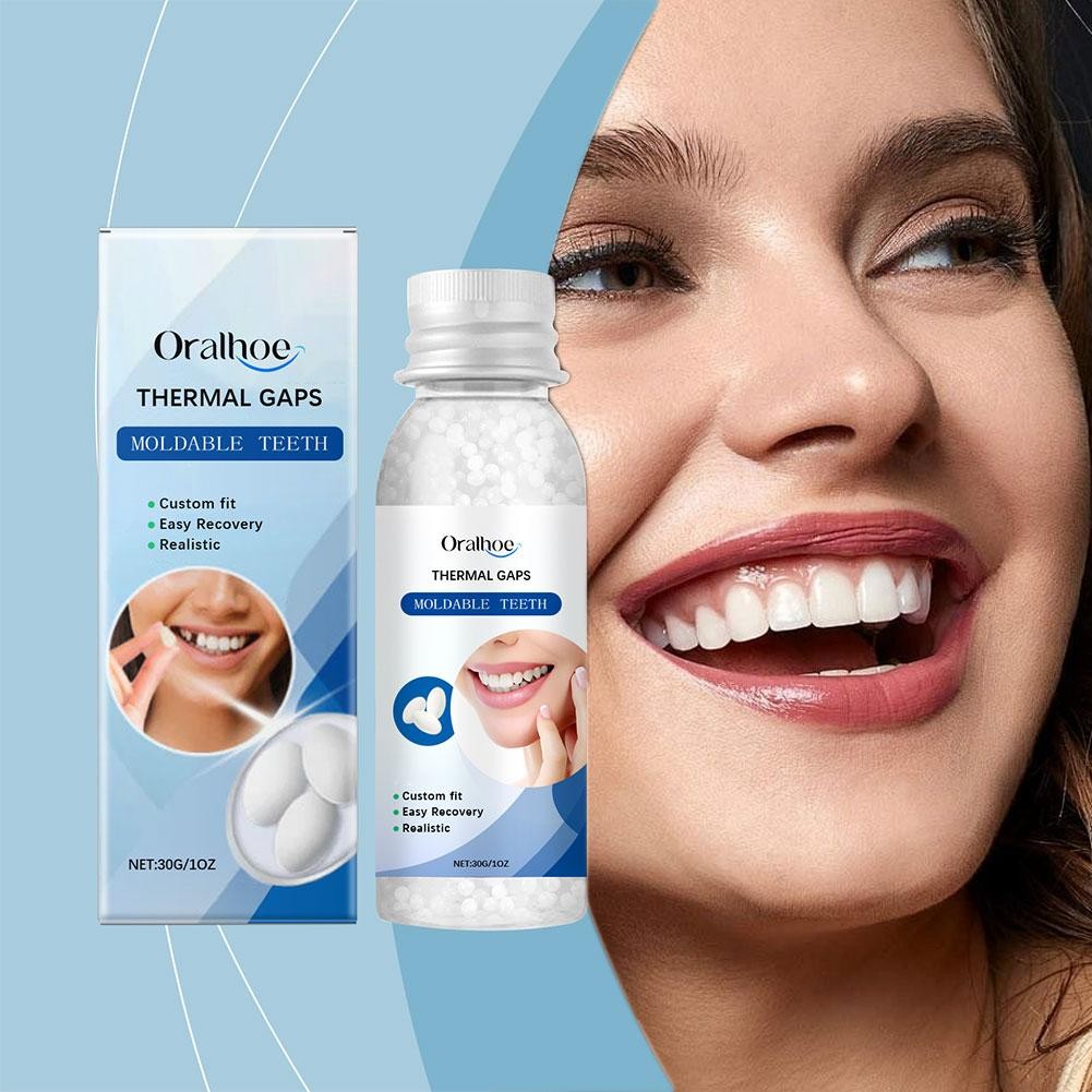 Tooth Solid-Gel Temporary Moldable Repair Kit Thermal Fitting 30g/bottle J6E0