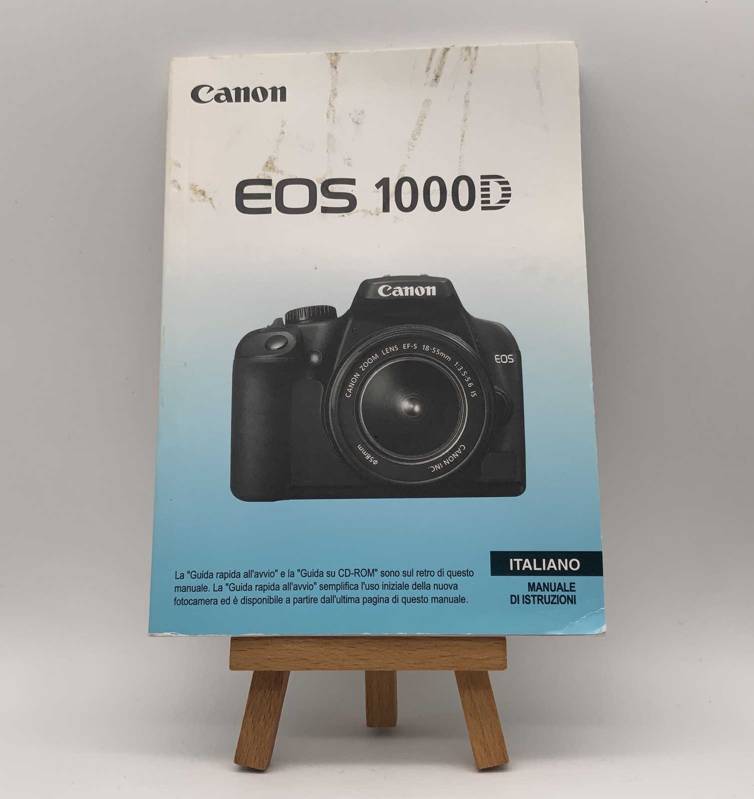 Canon EOS 1000D Manual Italian