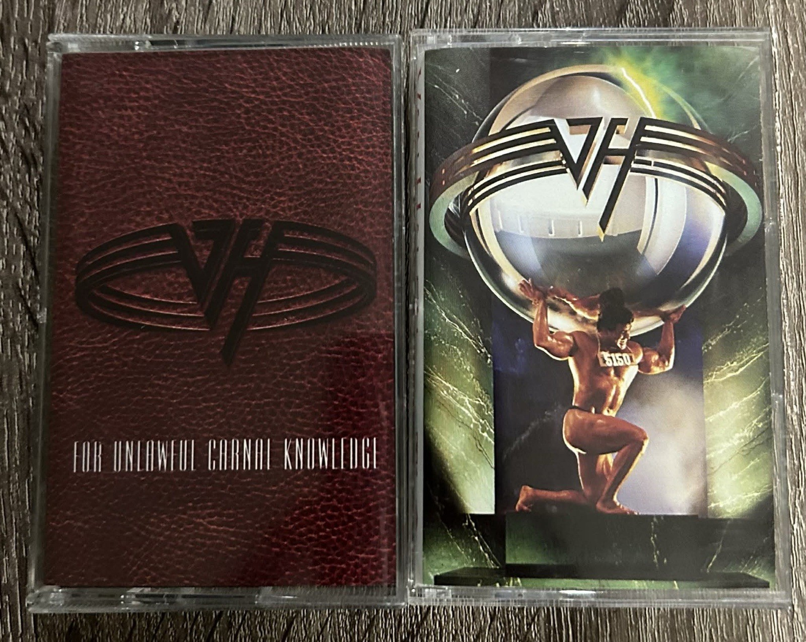 Van Halen 2 Cassette Lot: For Unlawful Carnal Knowledge & 5150