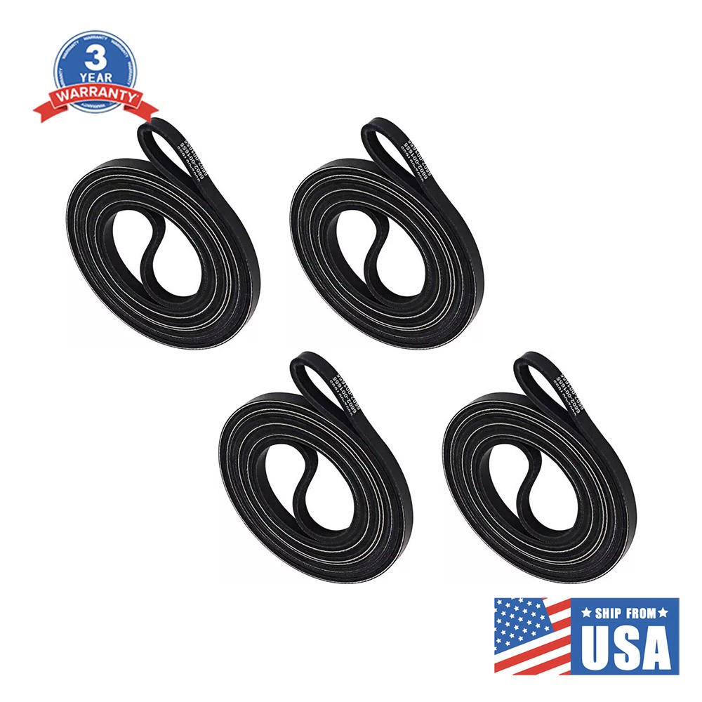 4-Pack 6602-001655 Dryer Belt Fit Kenmore Samsung PS2407938 AP4373659 349533