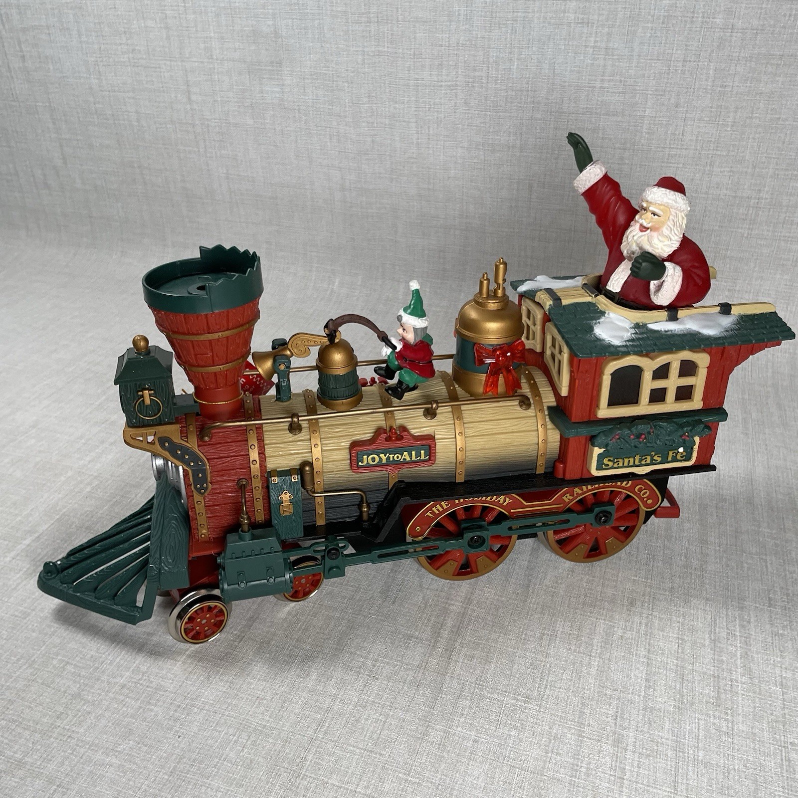 New Bright The Holiday Station Animated Train Engine Locomotive Part