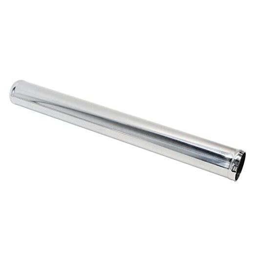 Straight Aluminum Pipe Polished, OD 1.5" (38mm), Length 18.00" OD: 1.5" (38mm)