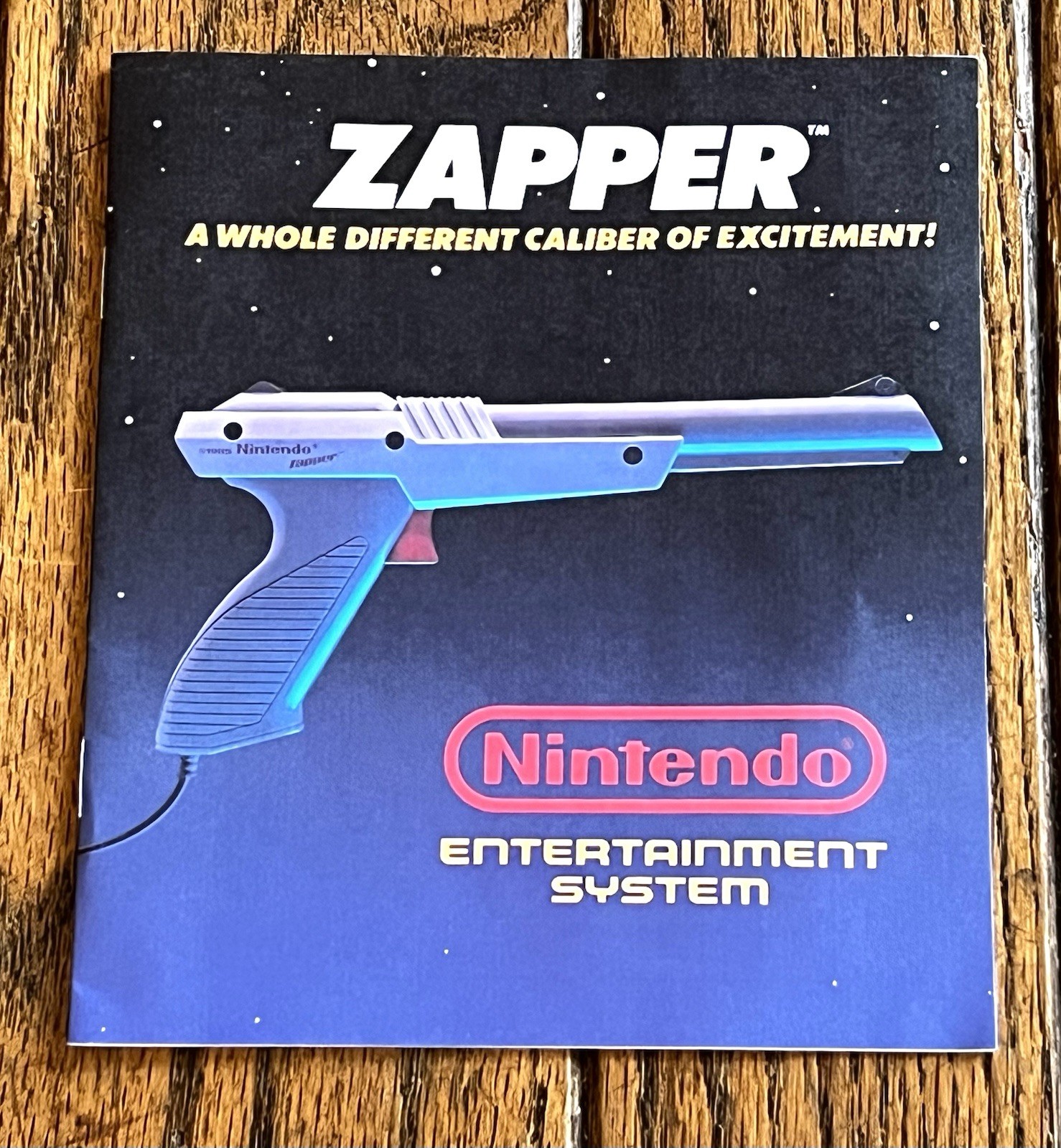 Nintendo Entertainment System NES Zapper Controller Manual Only - Authentic