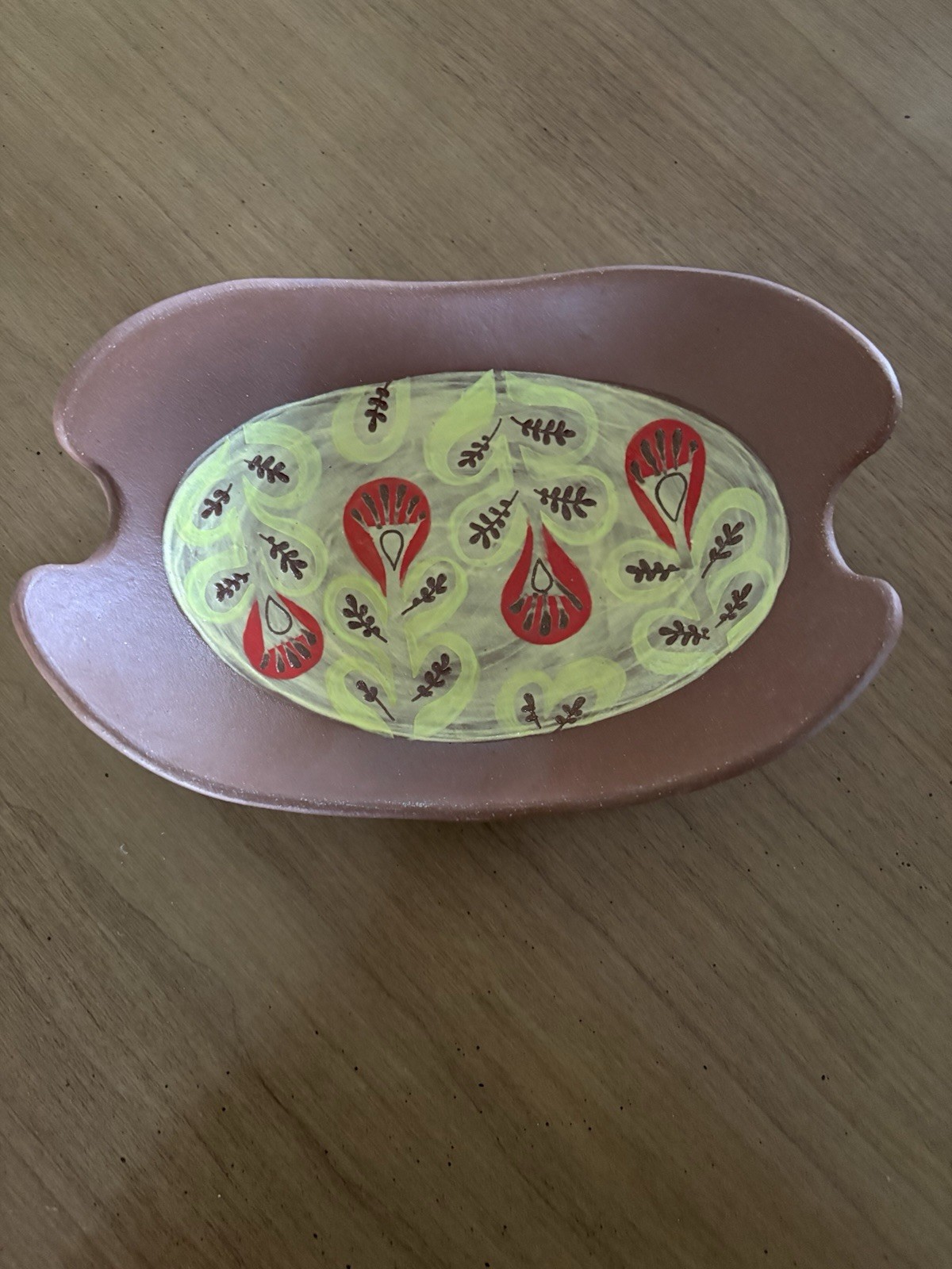 Pottery Catch all Dish Unique Hippie Cool Handmade