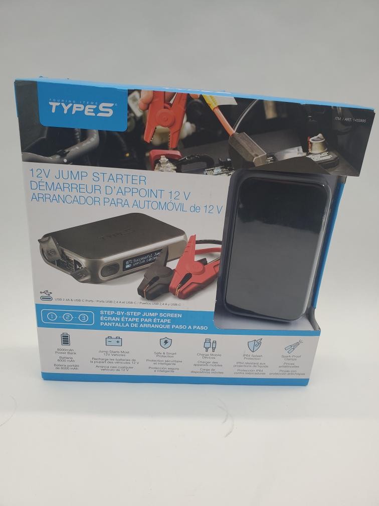 TYPES 12 V JUMP STARTER (P02026097)