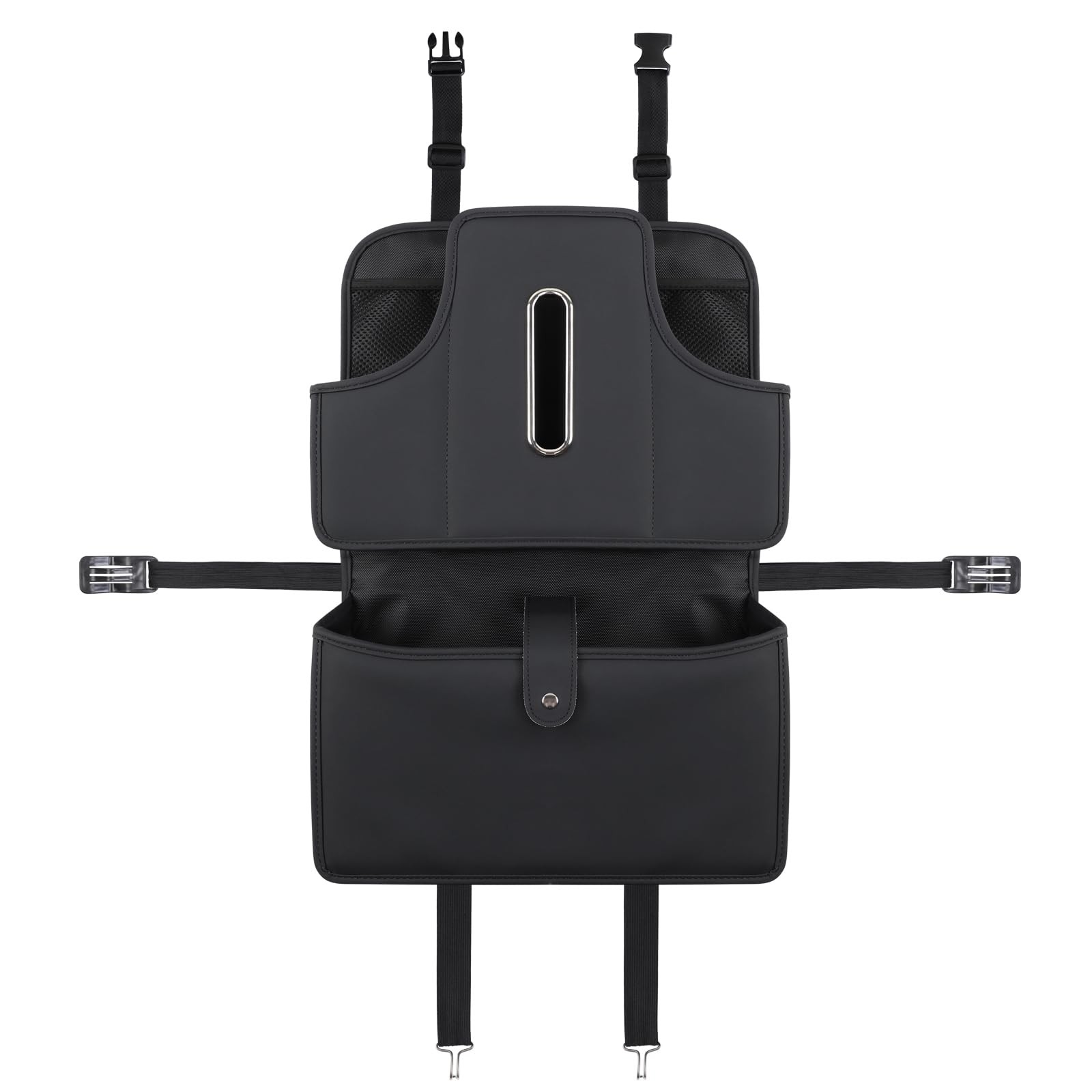 Car Tissue Holder and Seat Back Organizer, Extra Multifunctional Drink Cup Ho...