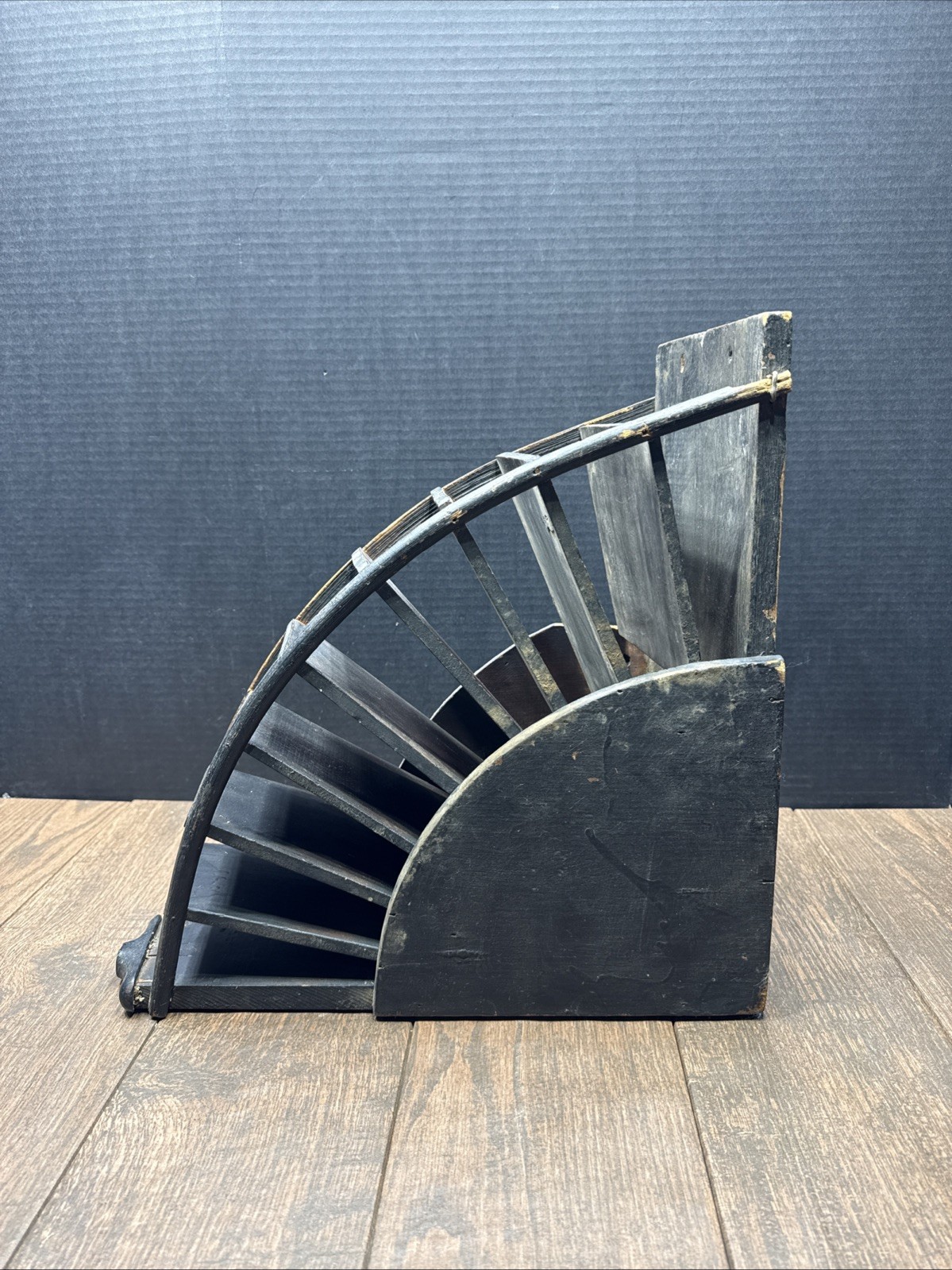 Antique General Store Bag Rack Wooden Holder American Country Vintage Mercantile