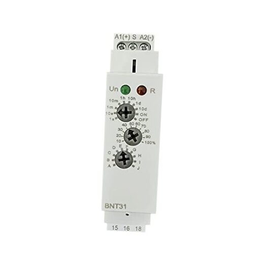 BNT31 Multifunction Timer Relay with 10 Functions Din Rail Mount Delay Relay 