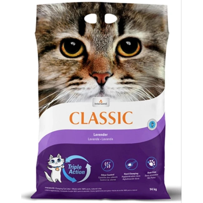 Fresh & Natural Classic Lavender Cat Litter Clumping Odor Control