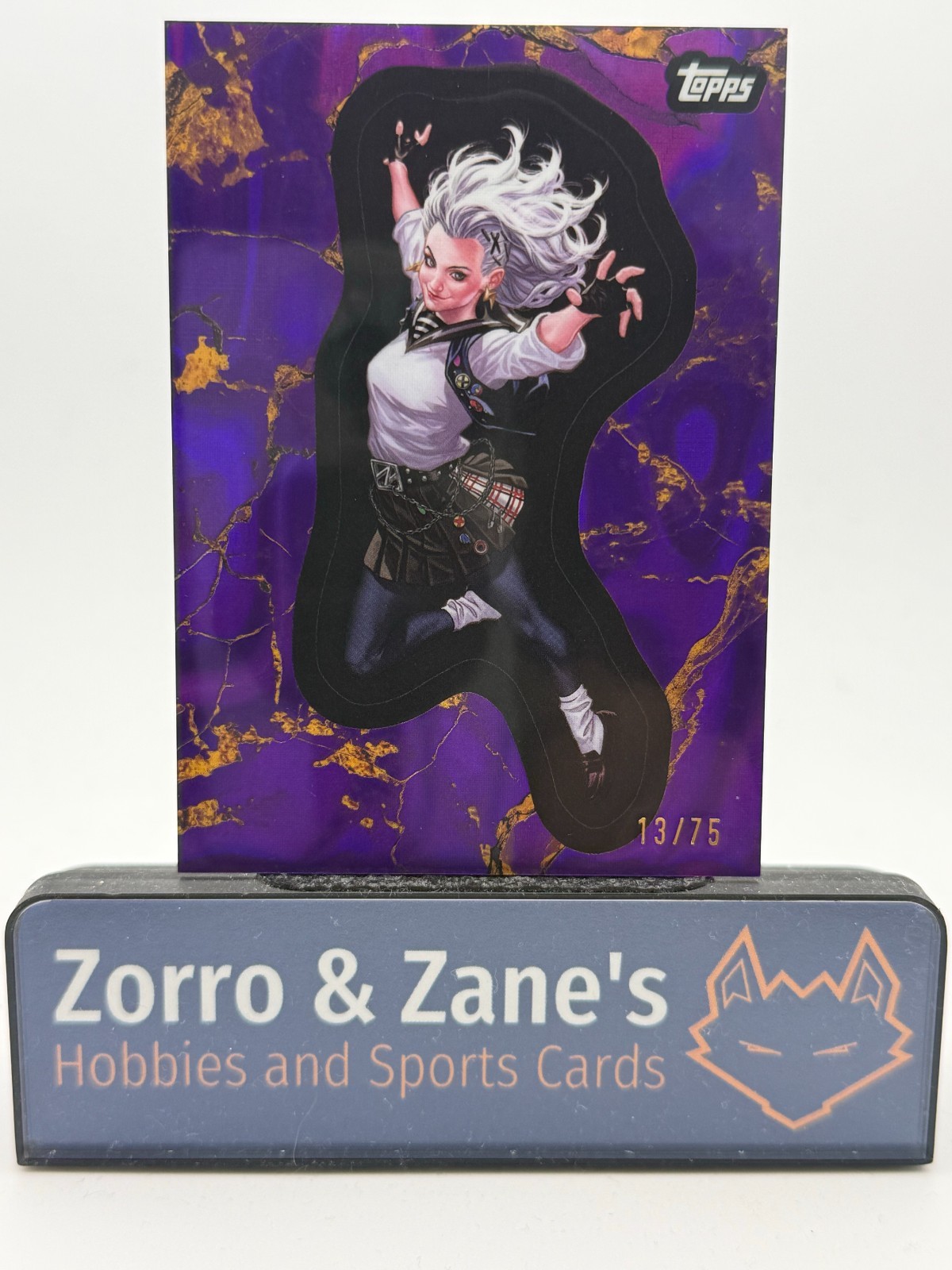 Maystorm Purple & Gold Lava /75 2025 Topps Marvel Comic Book Heroes 1975 #126