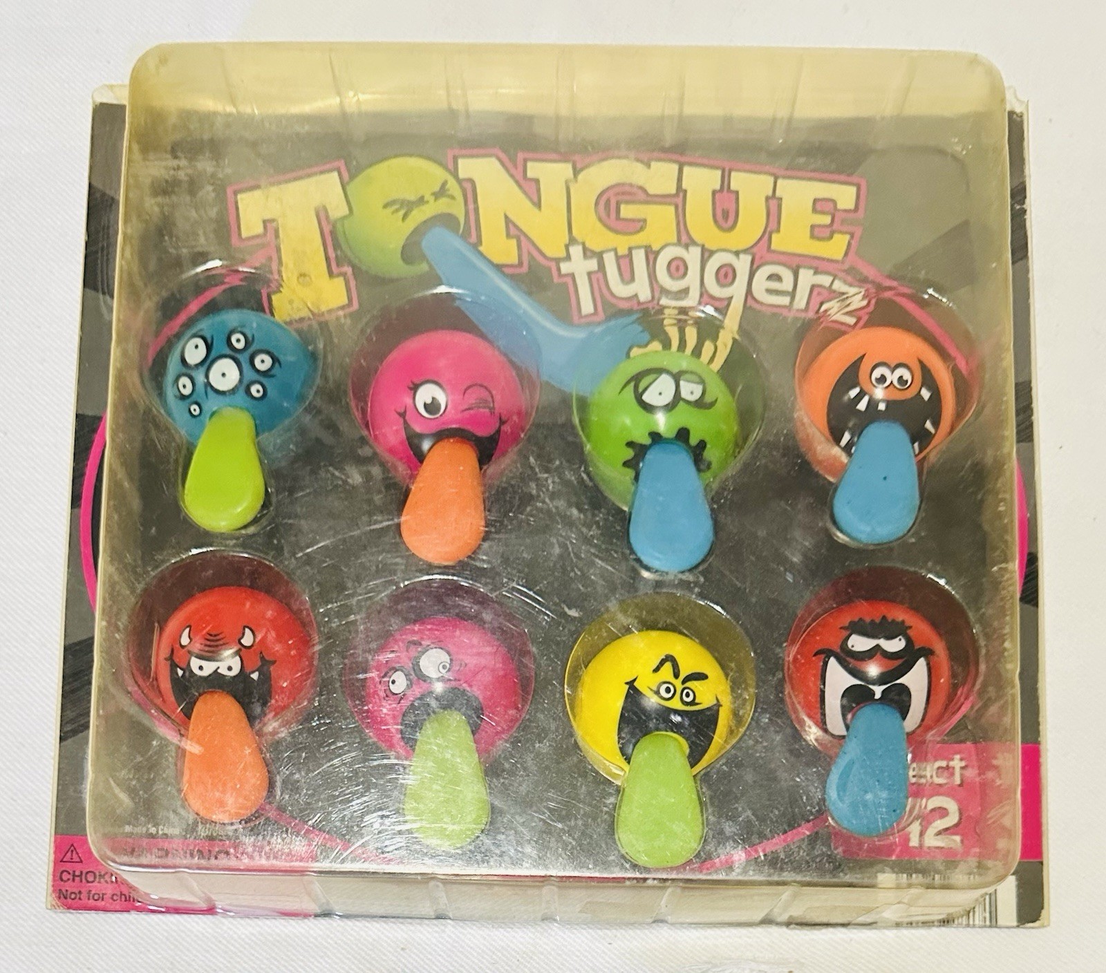 Tongue Tuggerz Set Of 8 Vending Machine Display Pack