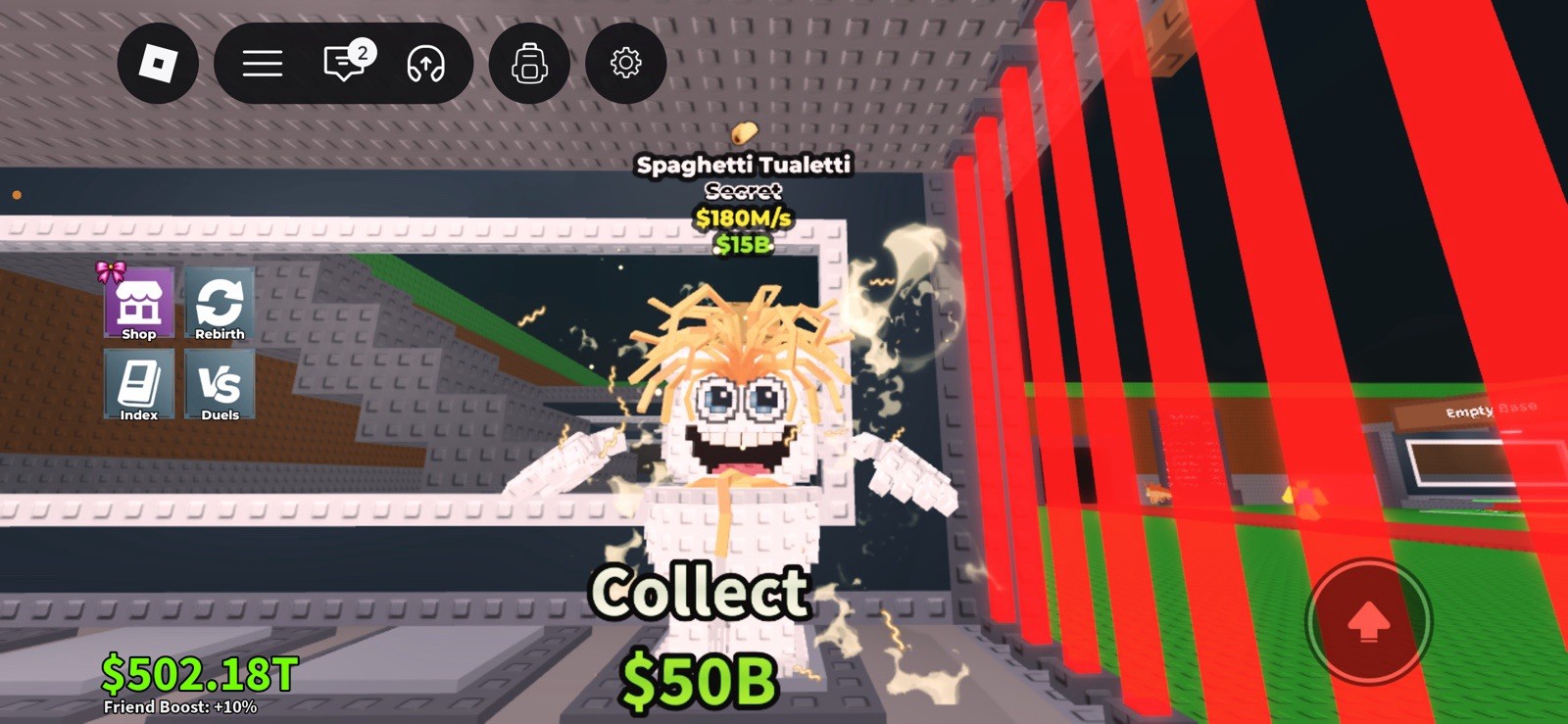 Spaghetti Tualetti Secret Game Item Game Asset $180M/s $15B Virtual Collectible