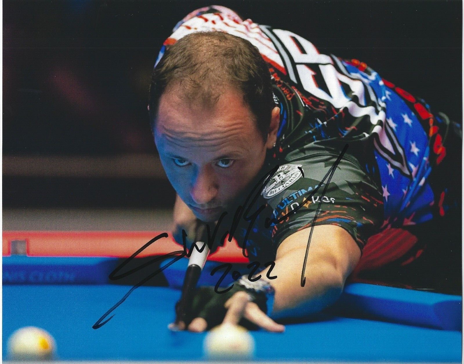 SHANE VAN BOENING Signed 8.5 x 11 Photo Signed REPRINT Billiards FREE SHIPPING