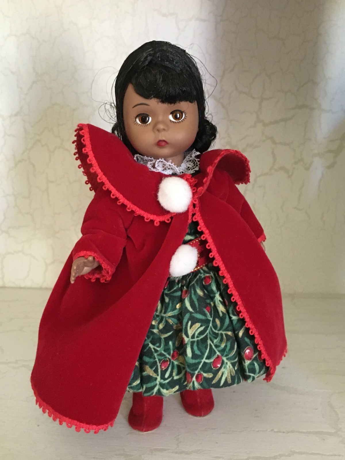 Adorable 8" AA Madame Alexander doll Holiday