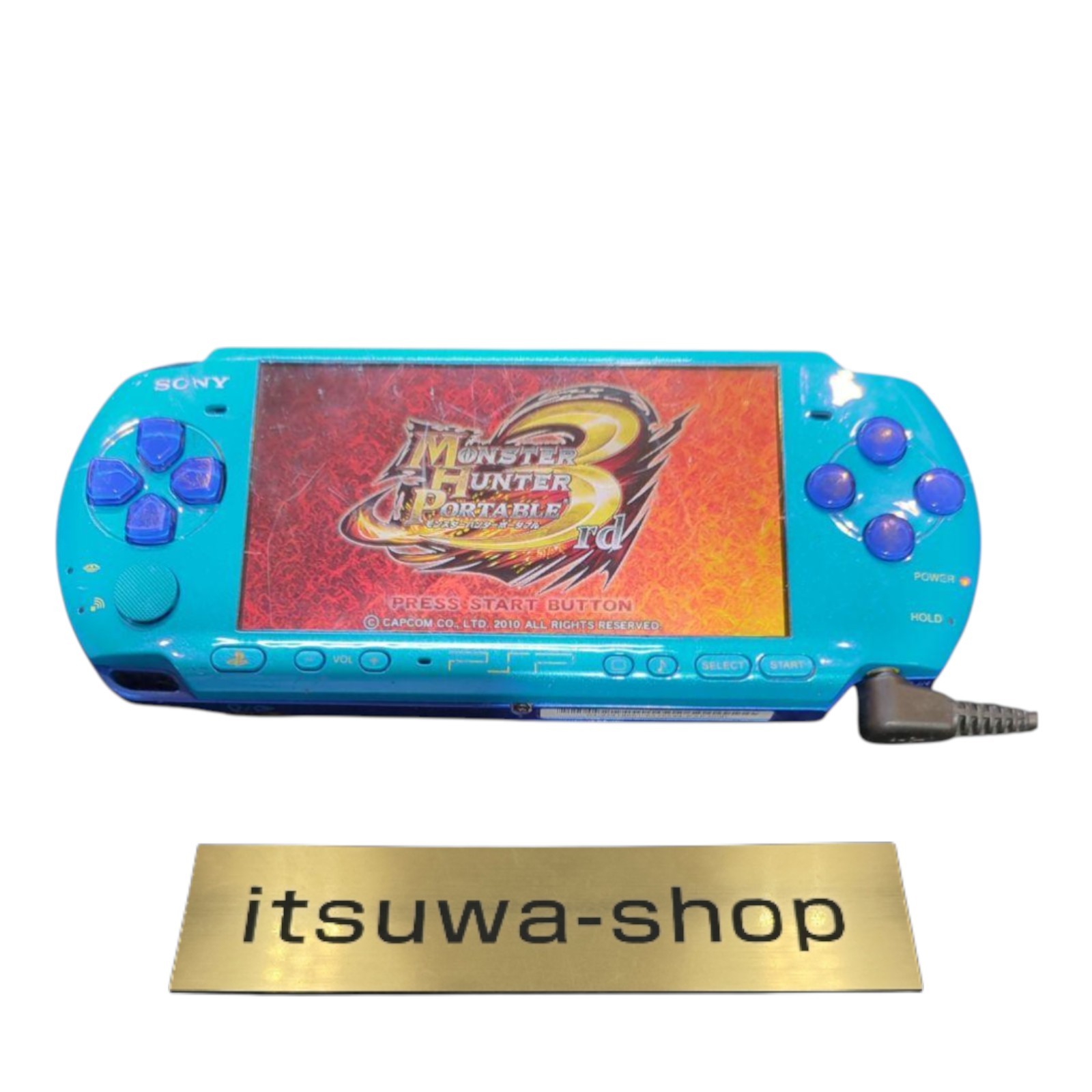 [Operation Verified] Limited Edition PSP-3000 Sky Blue/Marine Blue i7600