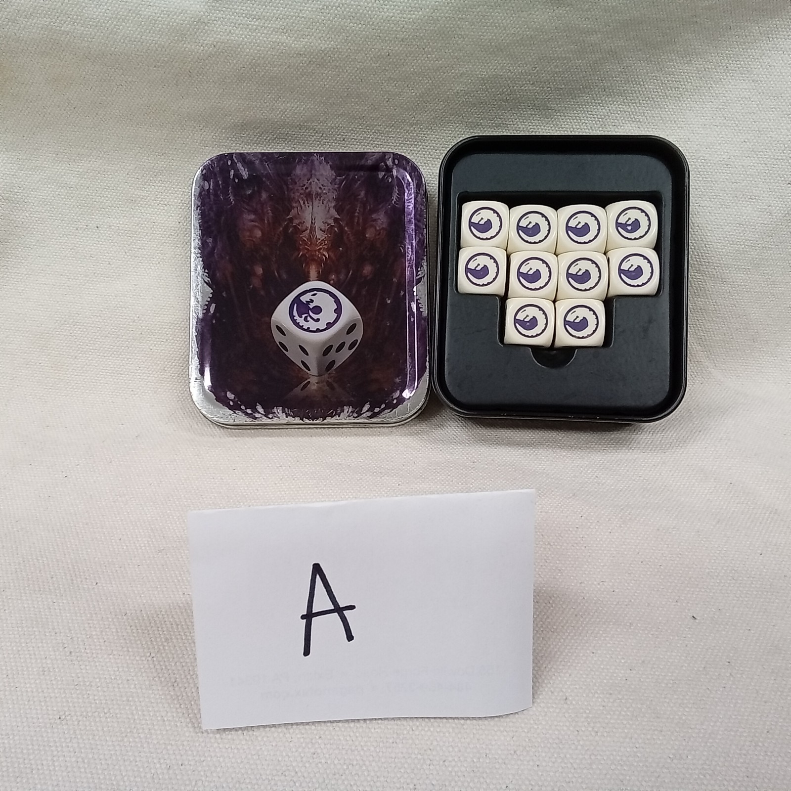 Warhammer 40k 7th Edition collector dice Tyranid Dice with Tin (2014 release) A