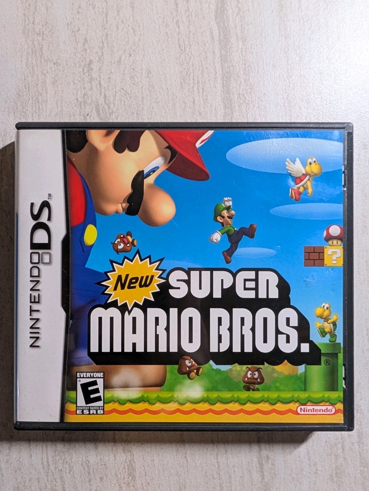 NO GAME New Super Mario Bros Nintendo DS Case