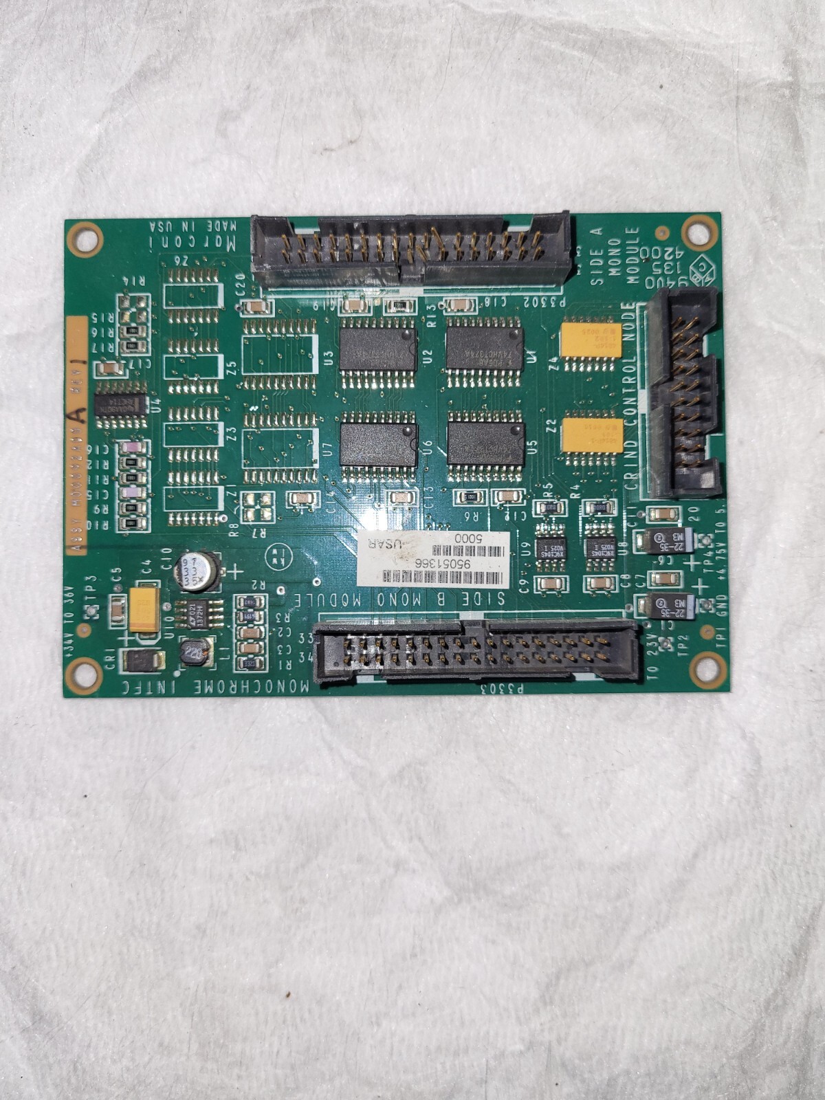 Veeder-Root/Gilbarco monochrome interface board. M00092A001