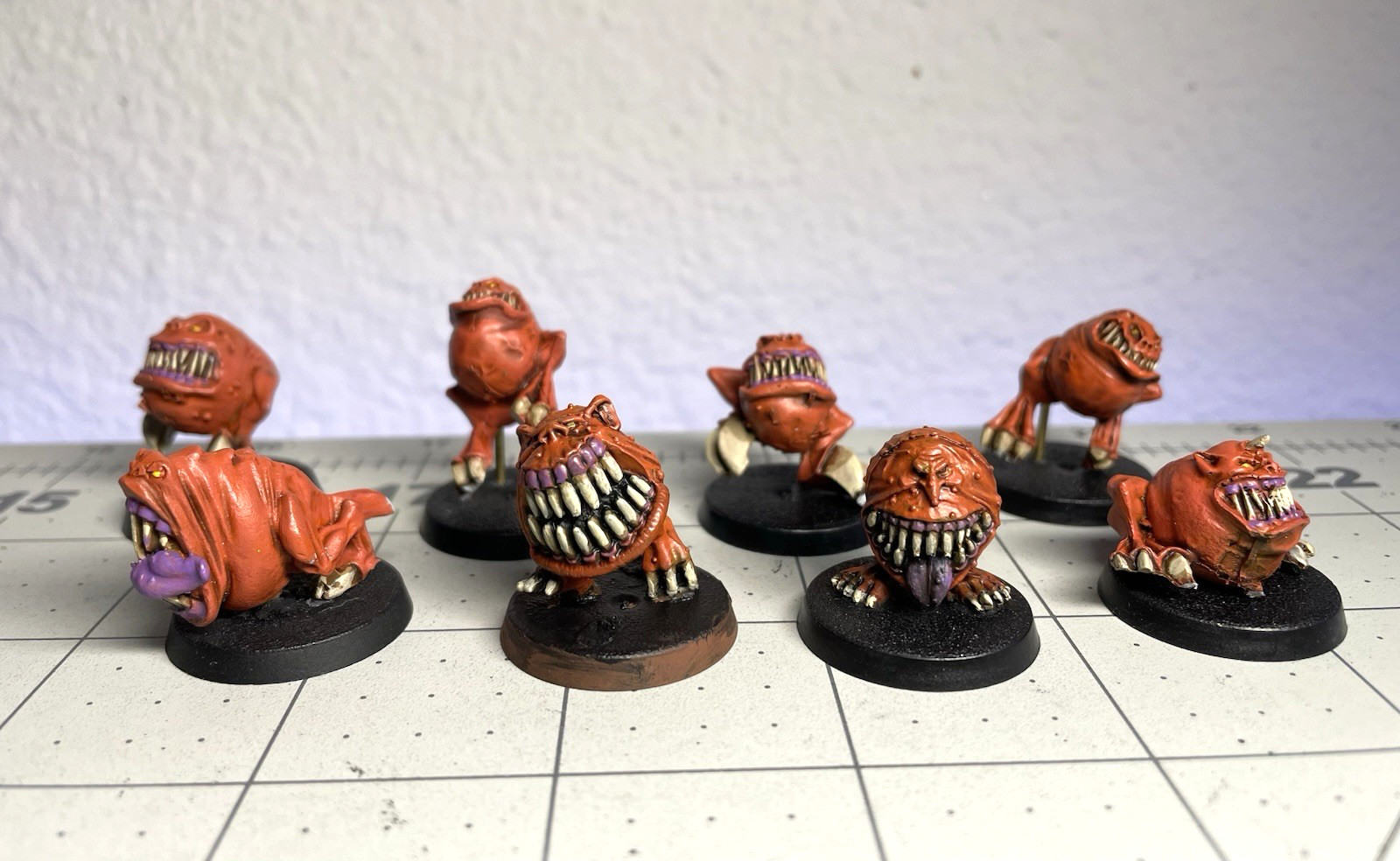 8x Well Painted Squigs OOP Finecast Warhammer Goblins Gitz Orcs Old World GW AOS