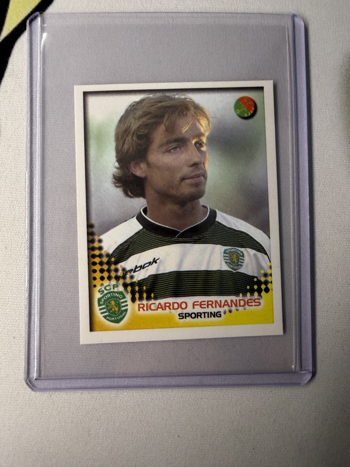 2002-03 Panini Futebol Soccer Ricardo Fernandes Portugal Sticker 