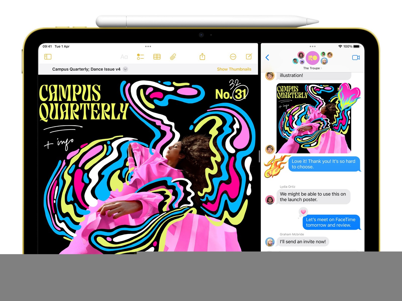 Apple iPad 11 Wi-Fi+ Cellular 128GB 27.9cm 11" Tablet MD7H4TY/A