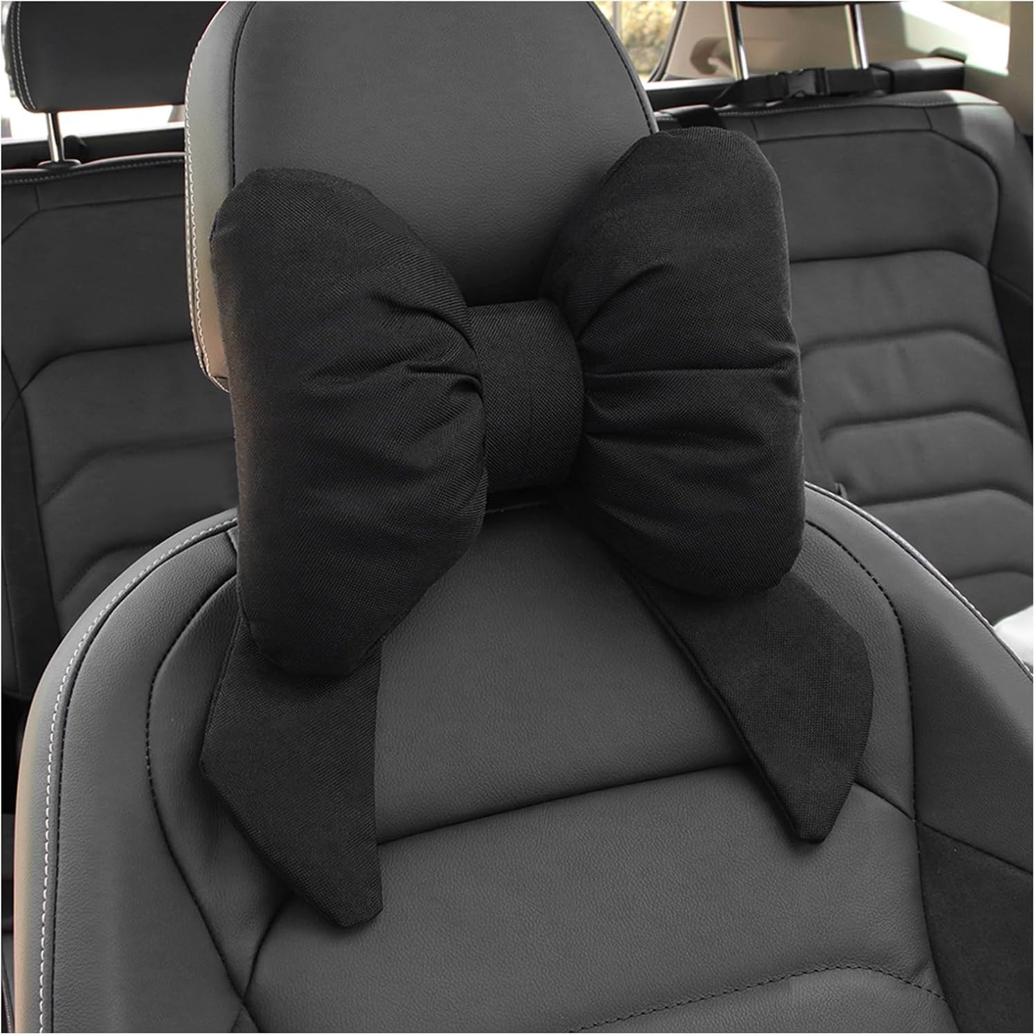 Universal Bow Car Neck Pillow - Chic Design for Neck Fatigue Relief (14.17")