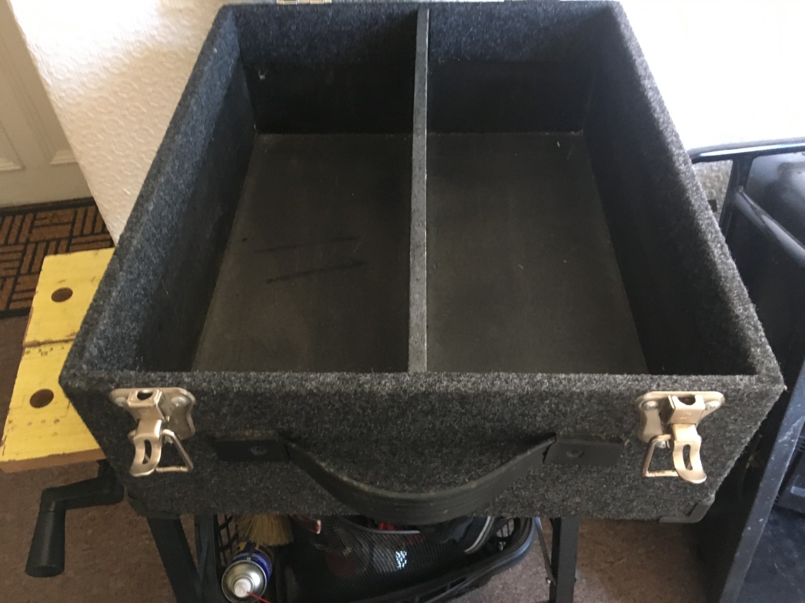 Vintage Deluxe 2 row   7" record case