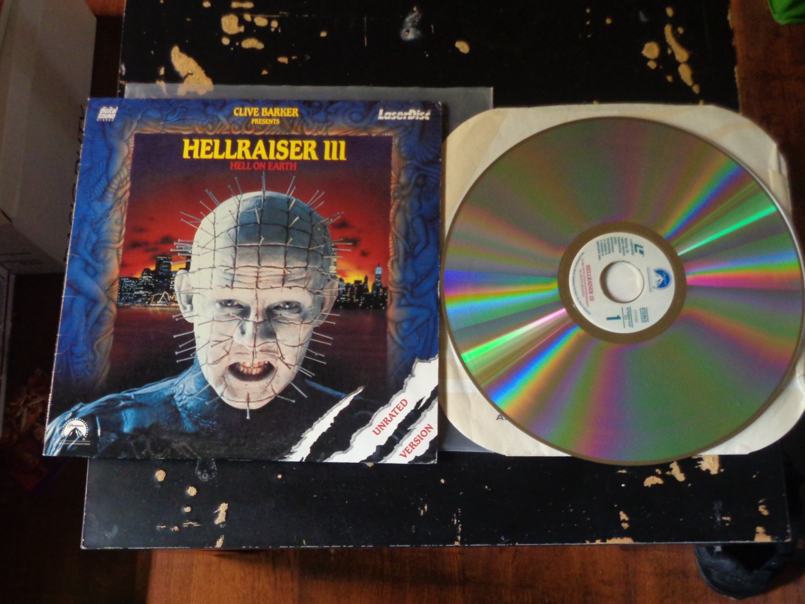 HELLRAISER III: HELL ON EARTH Laserdisc LD EXCELLENT CONITION UNRATED VERSION