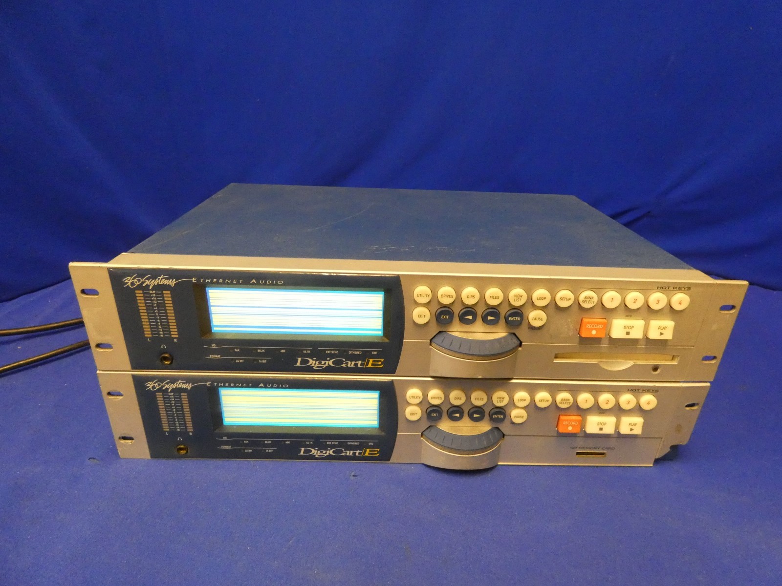 360 Systems E-3000 Digicart/E Ethernet Audio Recorder QTY 2, BOTH PARTS Read Ad