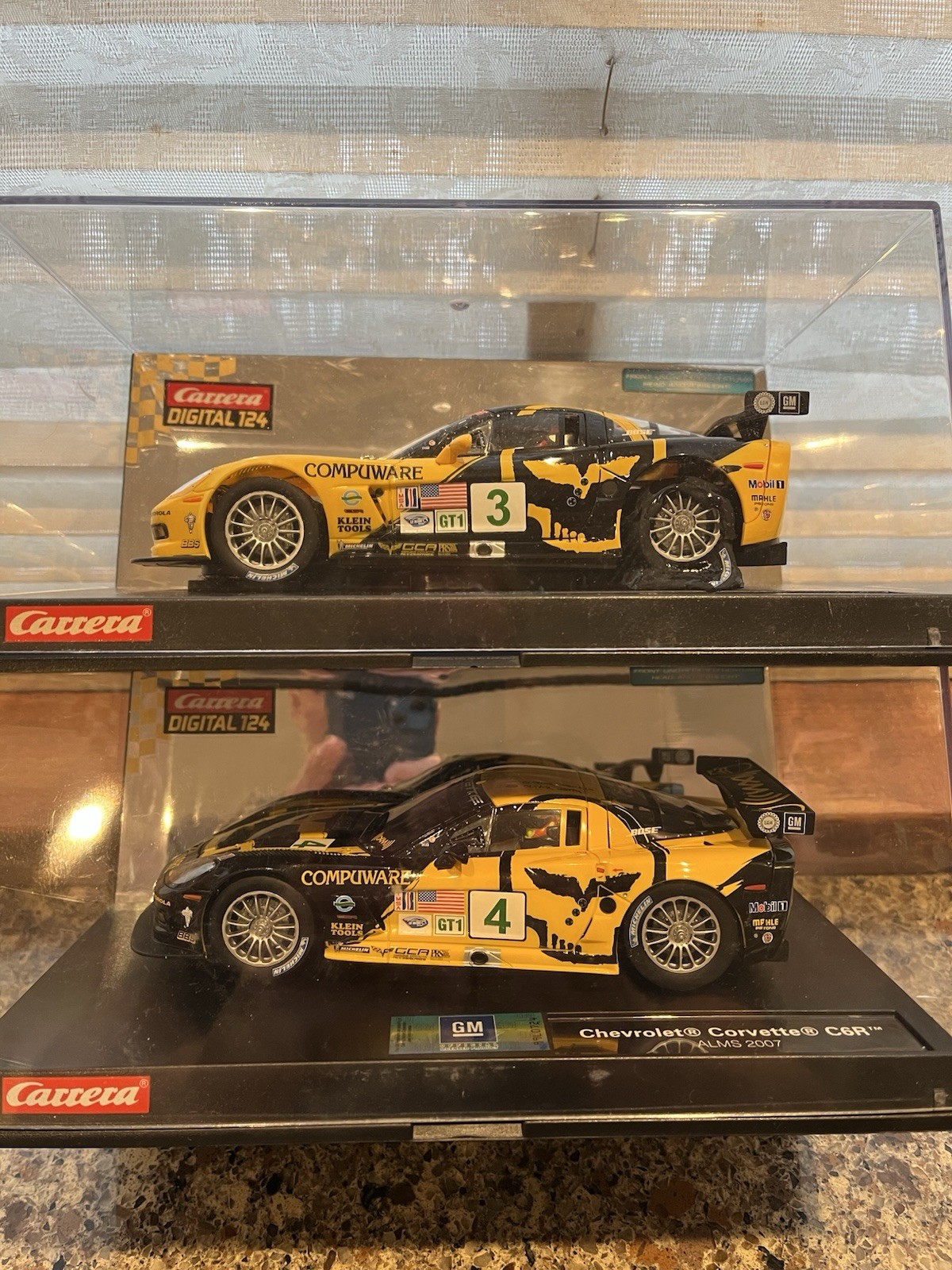 Carrera 124 Digital Slot Cars Brand New Bad Boy Corvettes C6R Rare !!