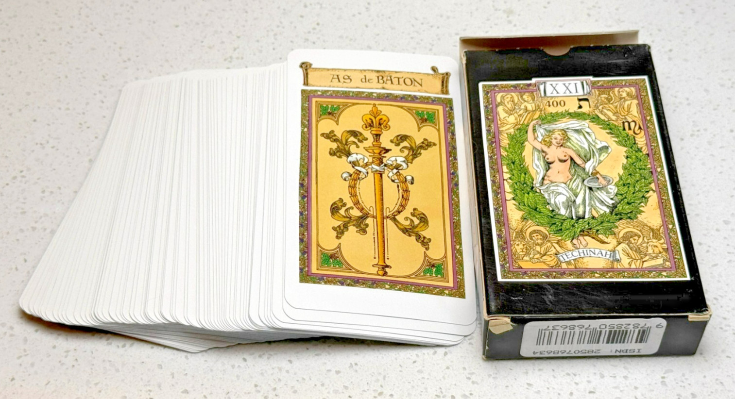 Le Tarot des Templiers Willy Vassaux Dervy France Complete Deck Boxed French OOP