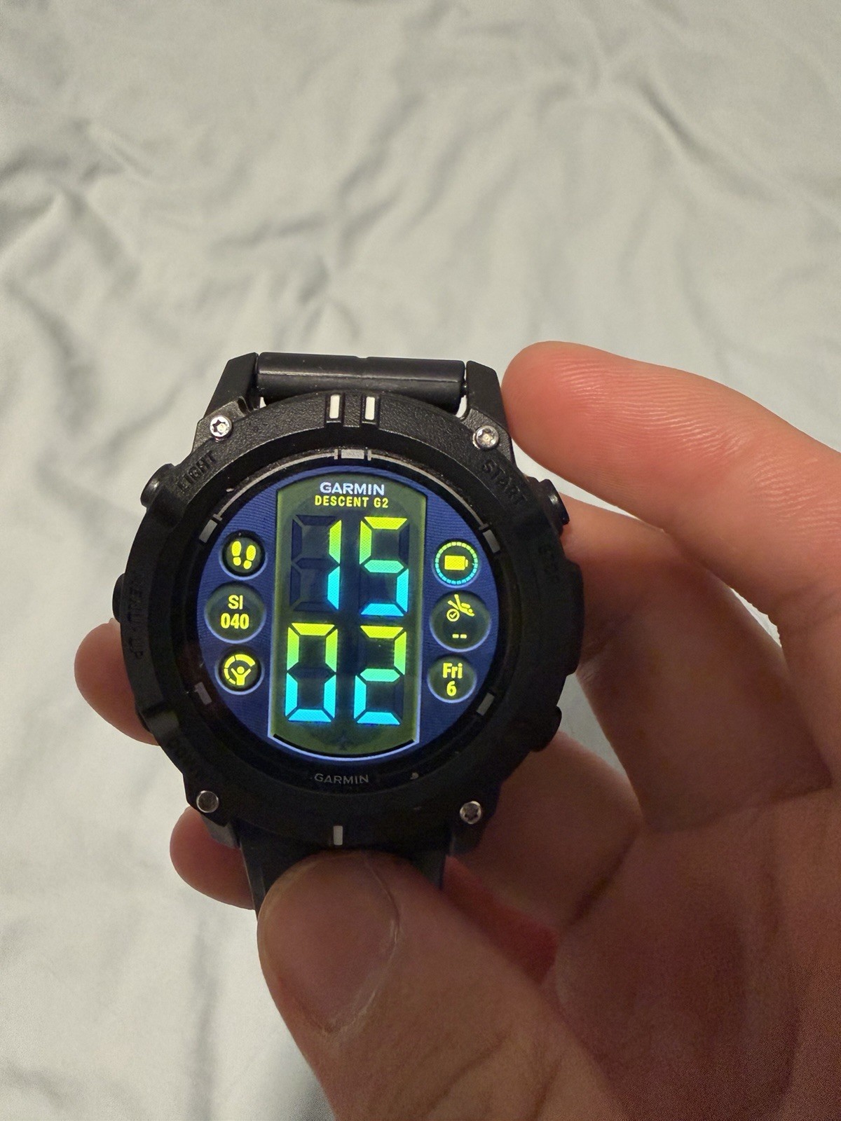 Garmin Descent G2 Watch-Style 1.2" AMOLED, Dive Computer Smartwatch, Black