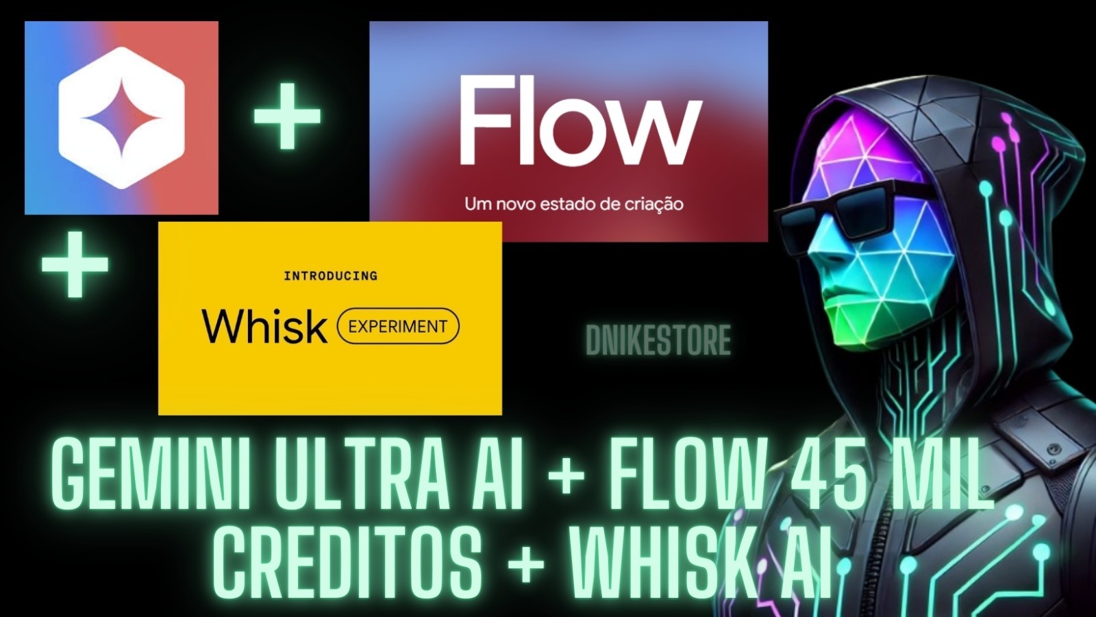 Flow AI 45K Credits + Google Gemini Ultra AI (Advanced) - 30 to 45 Days