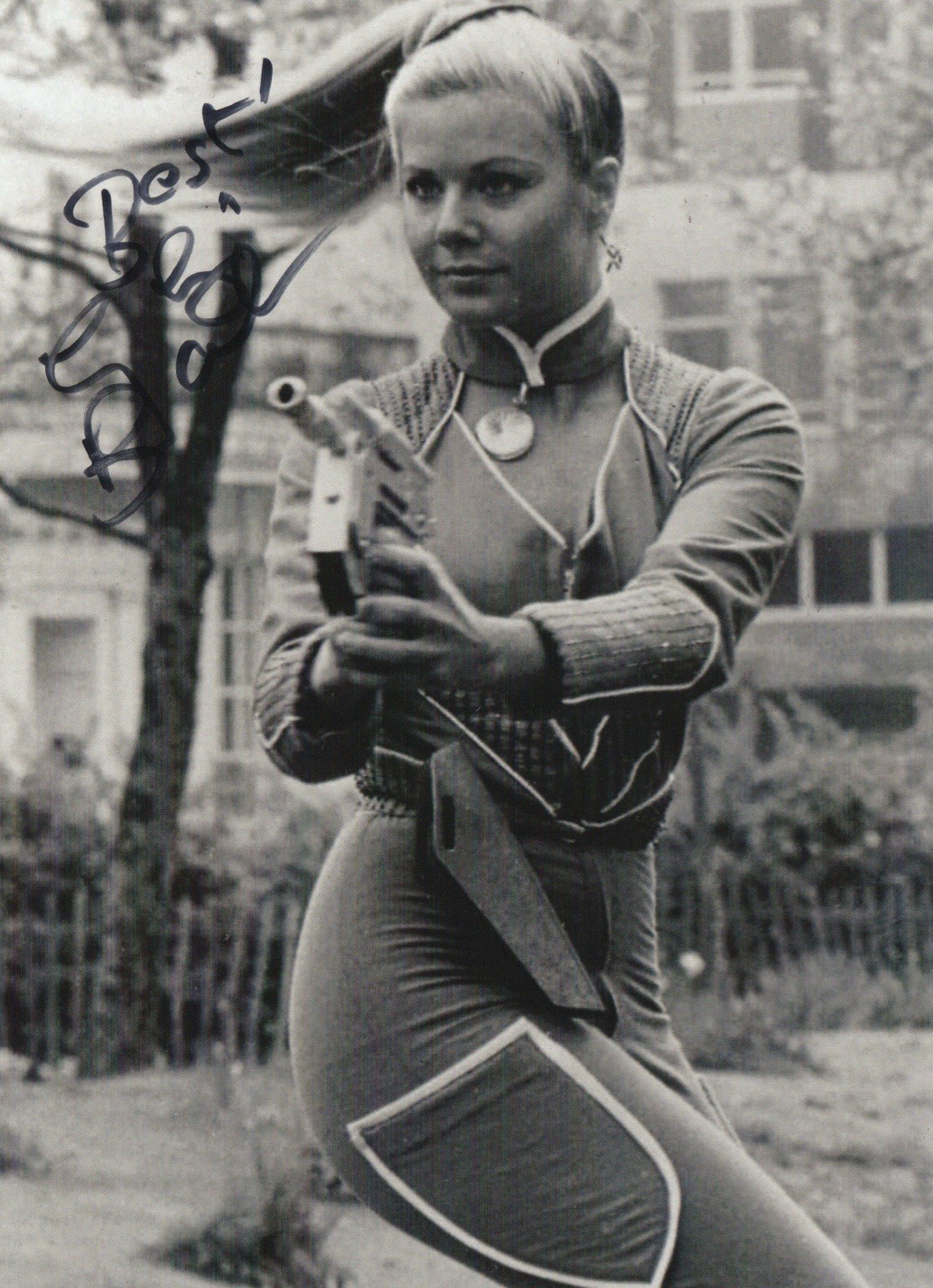 Glynis Barber Hand Signed 7x5 Inch Blake's 7 Photo