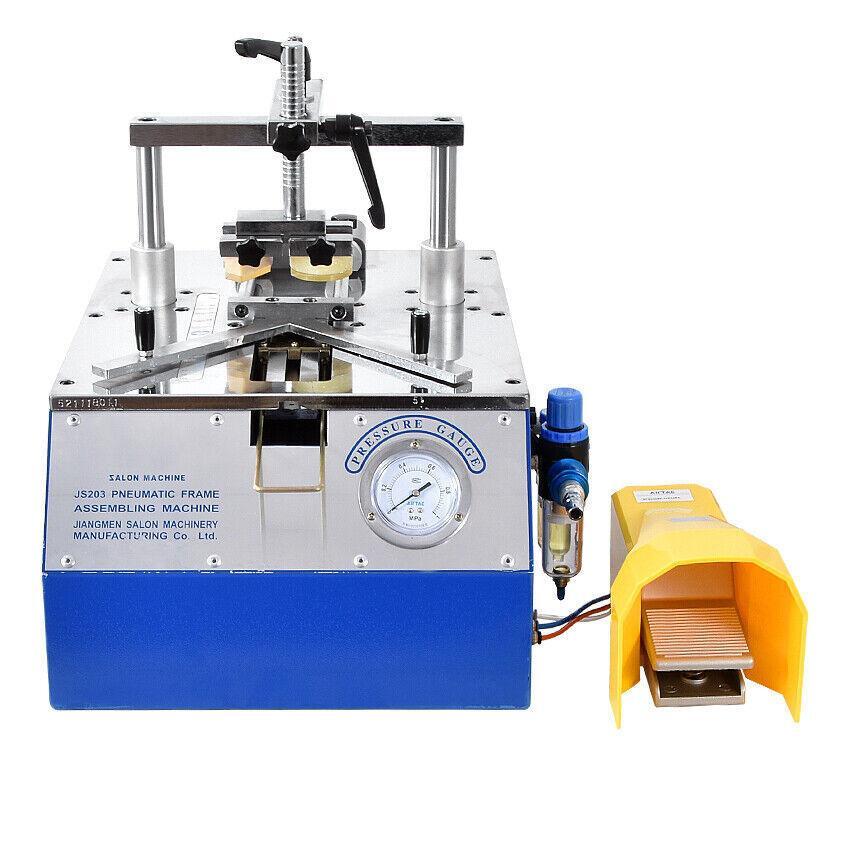 Bench-Top Type Picture Frame Pressure Desktop Pneumatic Nail Angle Machine