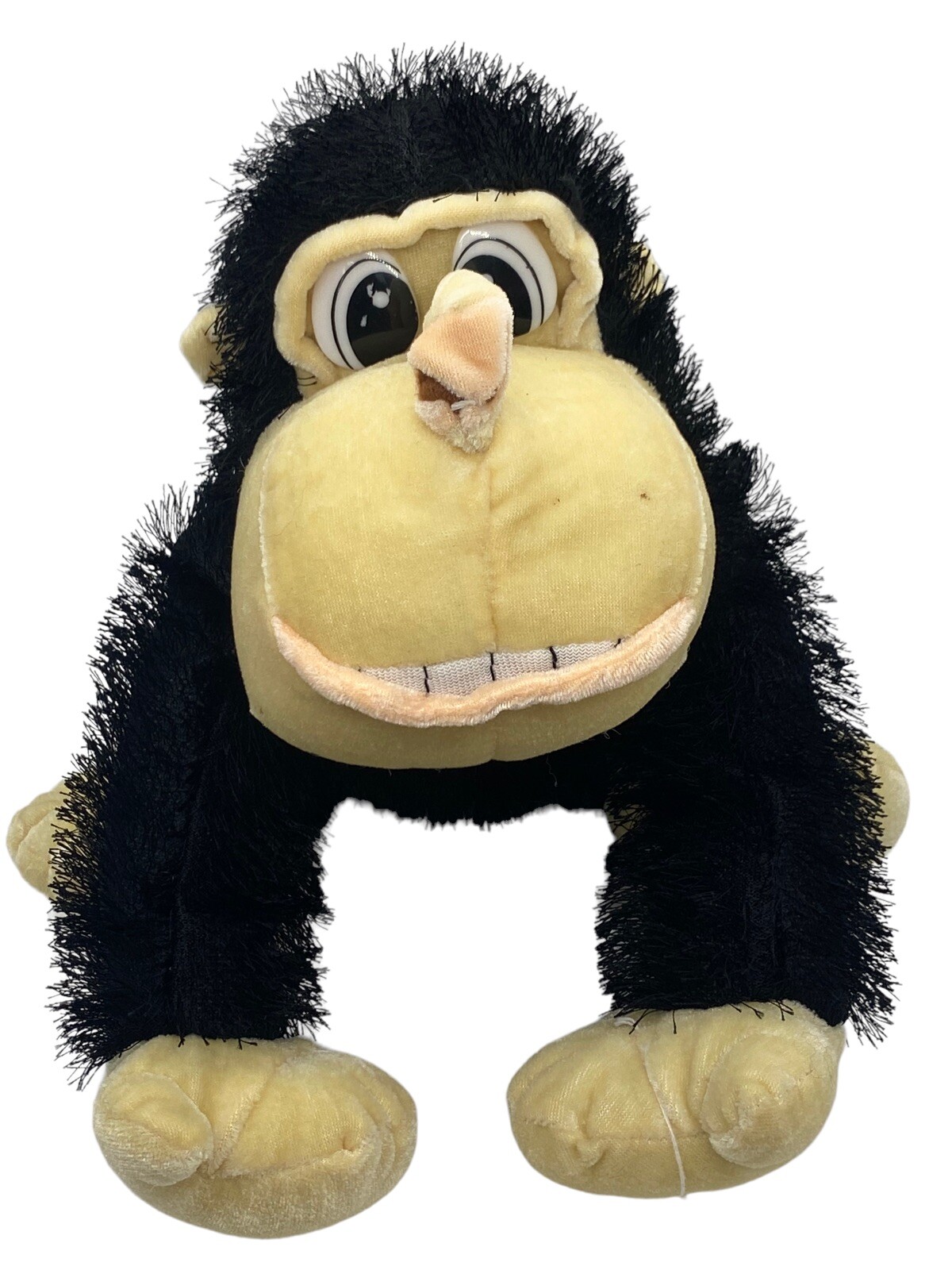 Vintage Gorilla Black Fuzzy Stuffed Plush Animal Toy by Ideal Toys Direct