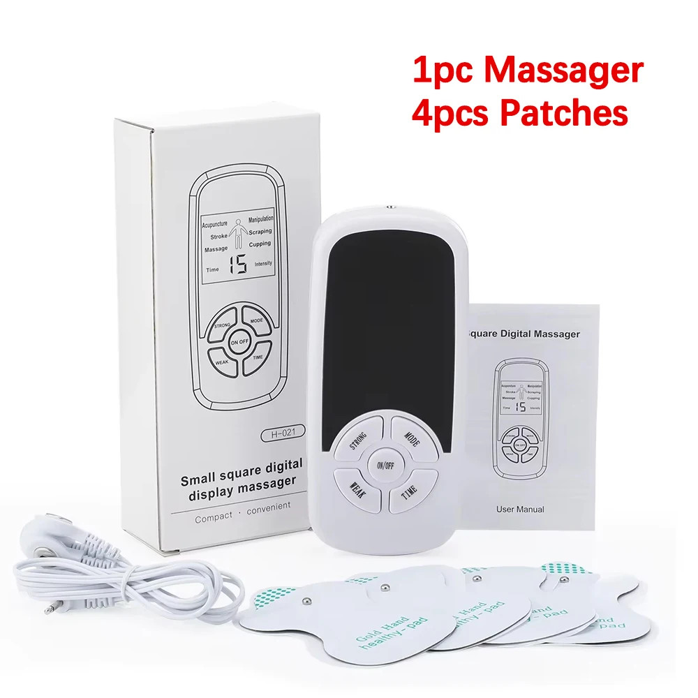 6 Modes Tens Electric Massager Muscle Relax Device Full Body Stimulator Back Wai