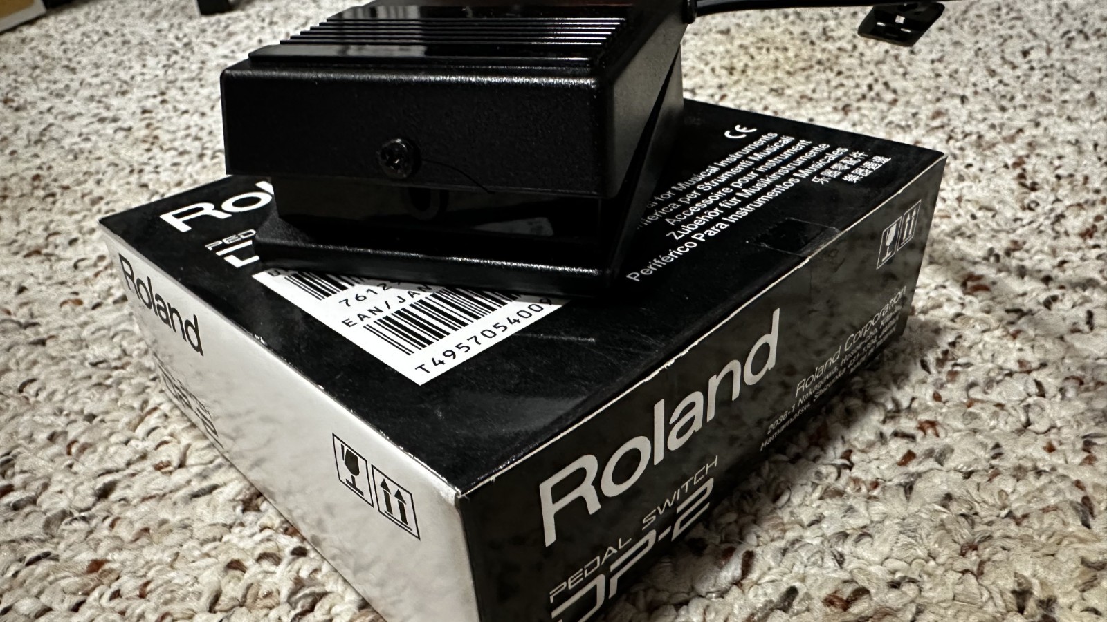 2 x Roland DP-2 Foot Sustain Pedal Keyboard Switch