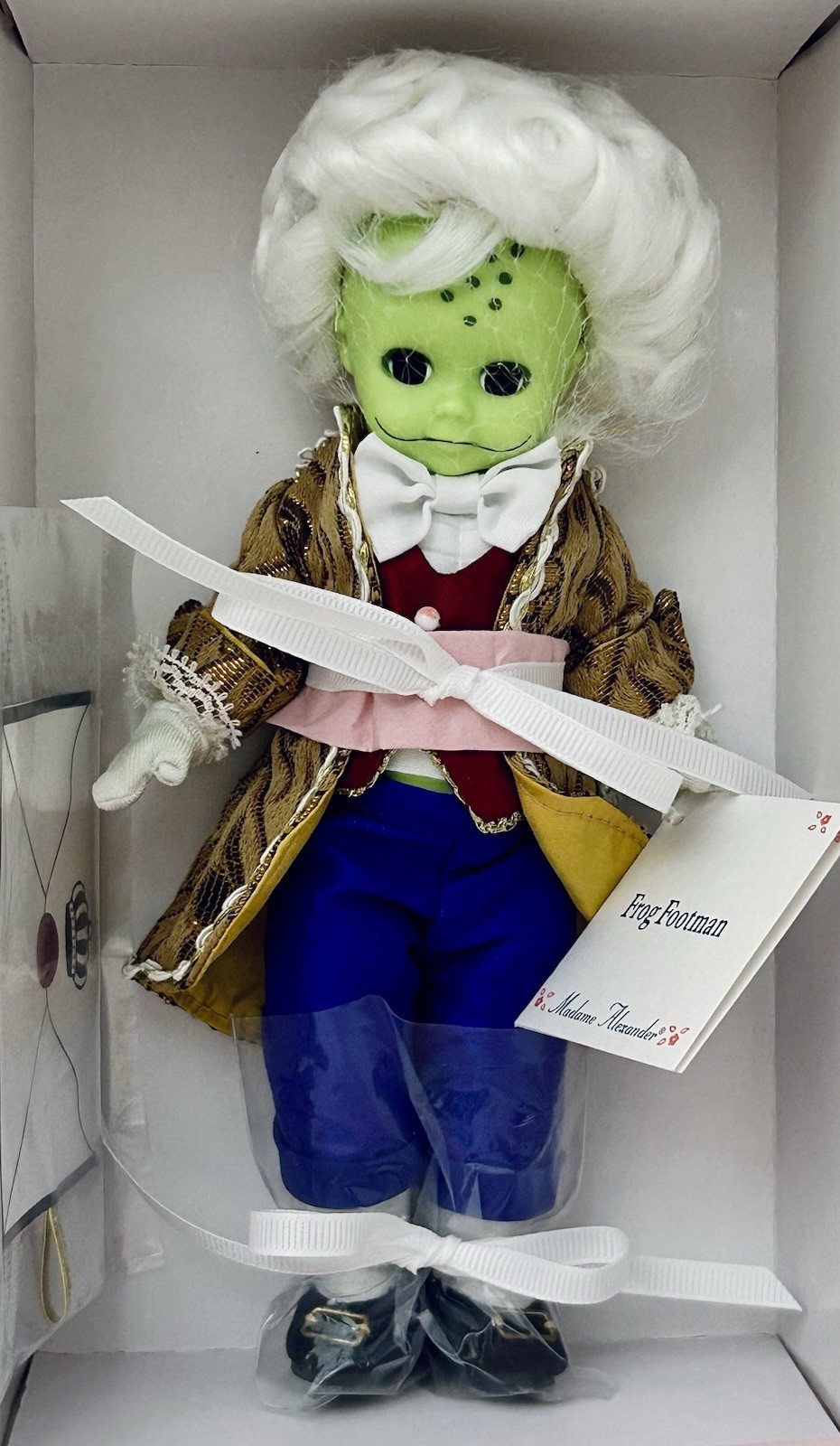 Mesmerizing 2011 Madame Alexander 8” Doll, Frog Footman 61720, NIOB w/Tag